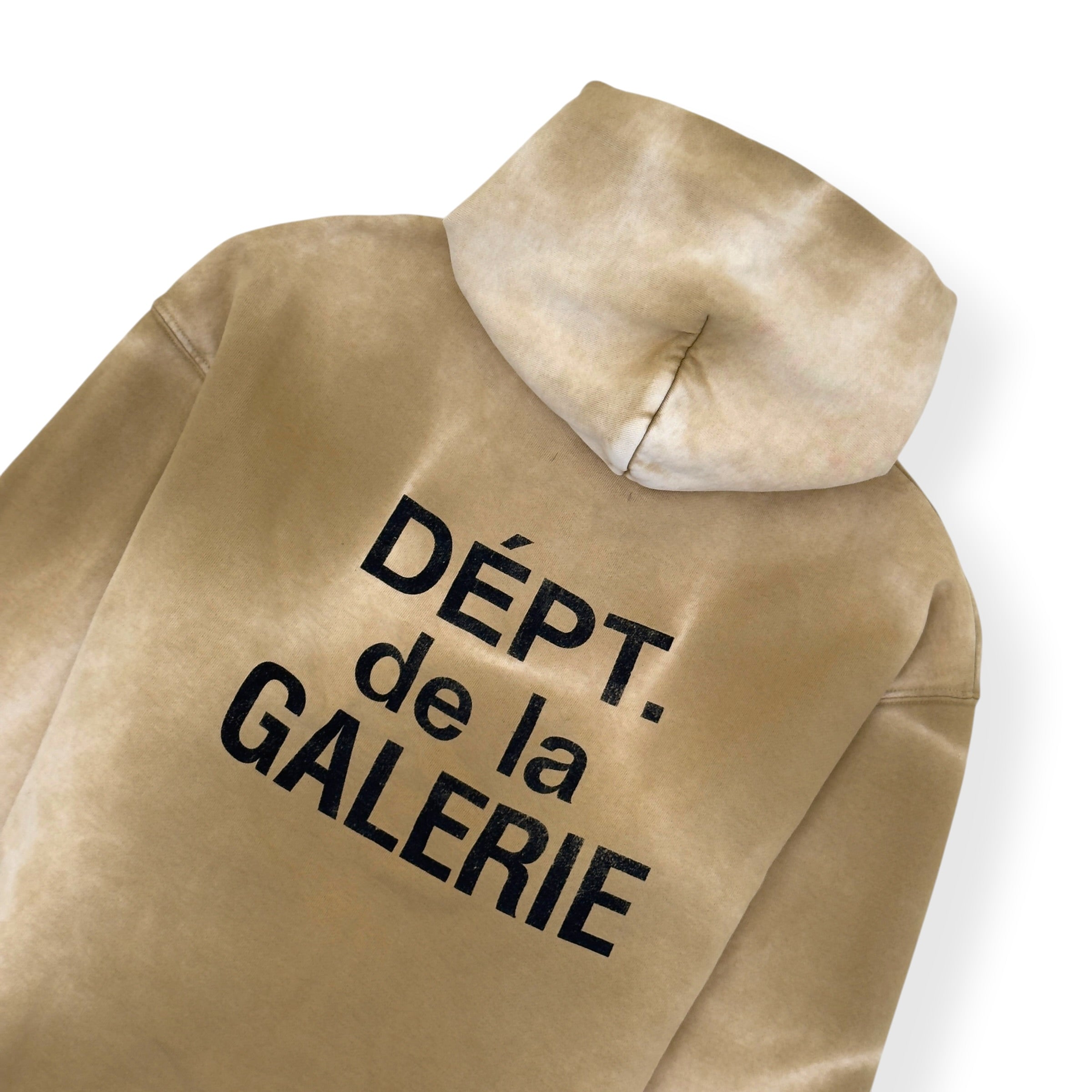 GALLERY DEPT. DEPT DE LA GALERIE ZIP-UP HOODIE TAN XL