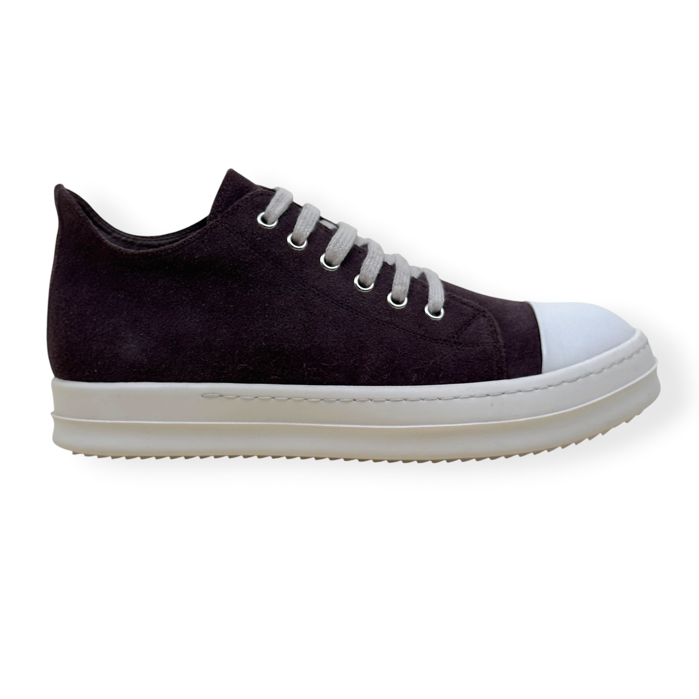 RICK OWENS RAMONES SNEAKER BROWN 41 / UK7