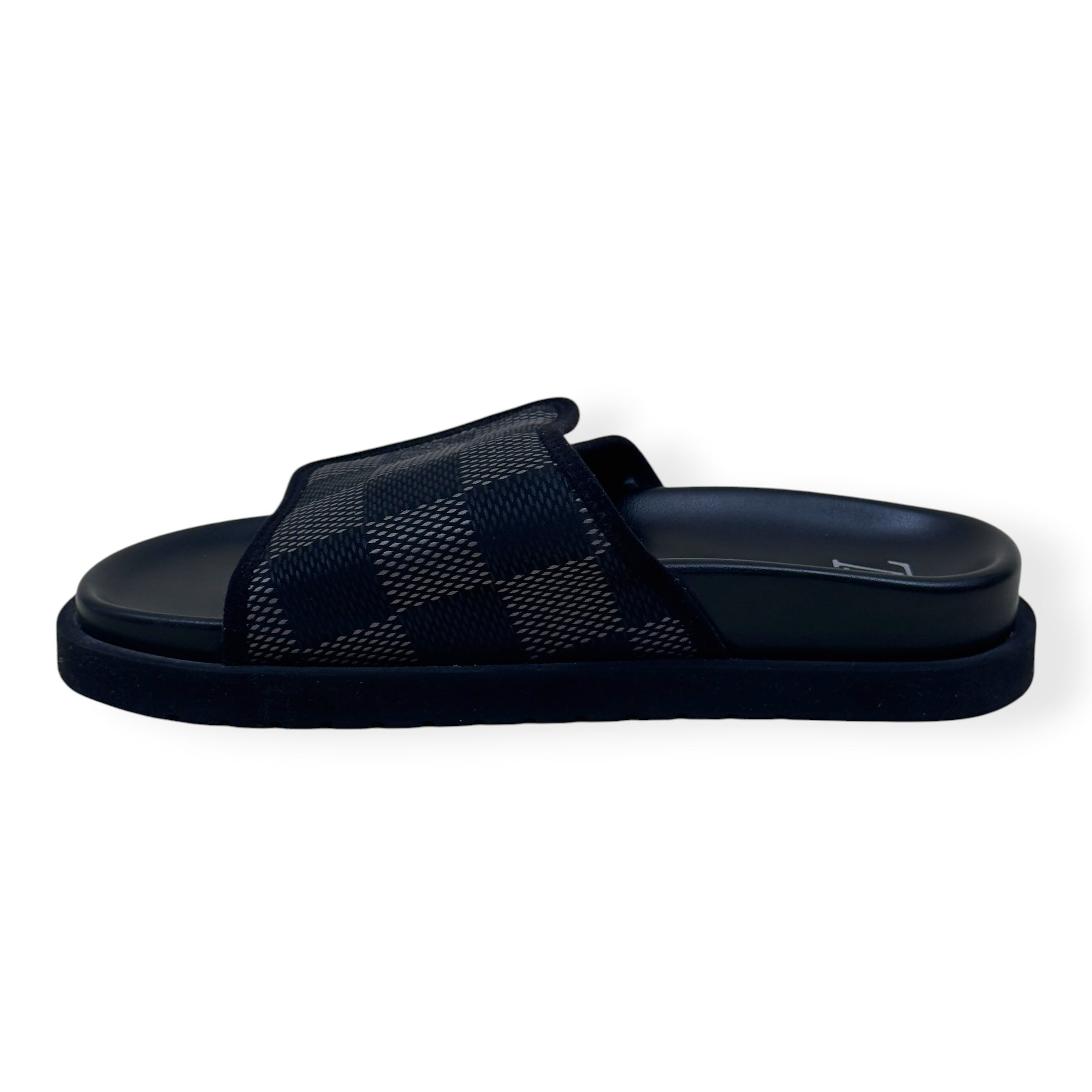 LOUIS VUITTON MIAMI MULES LUXURY BLACK UK6
