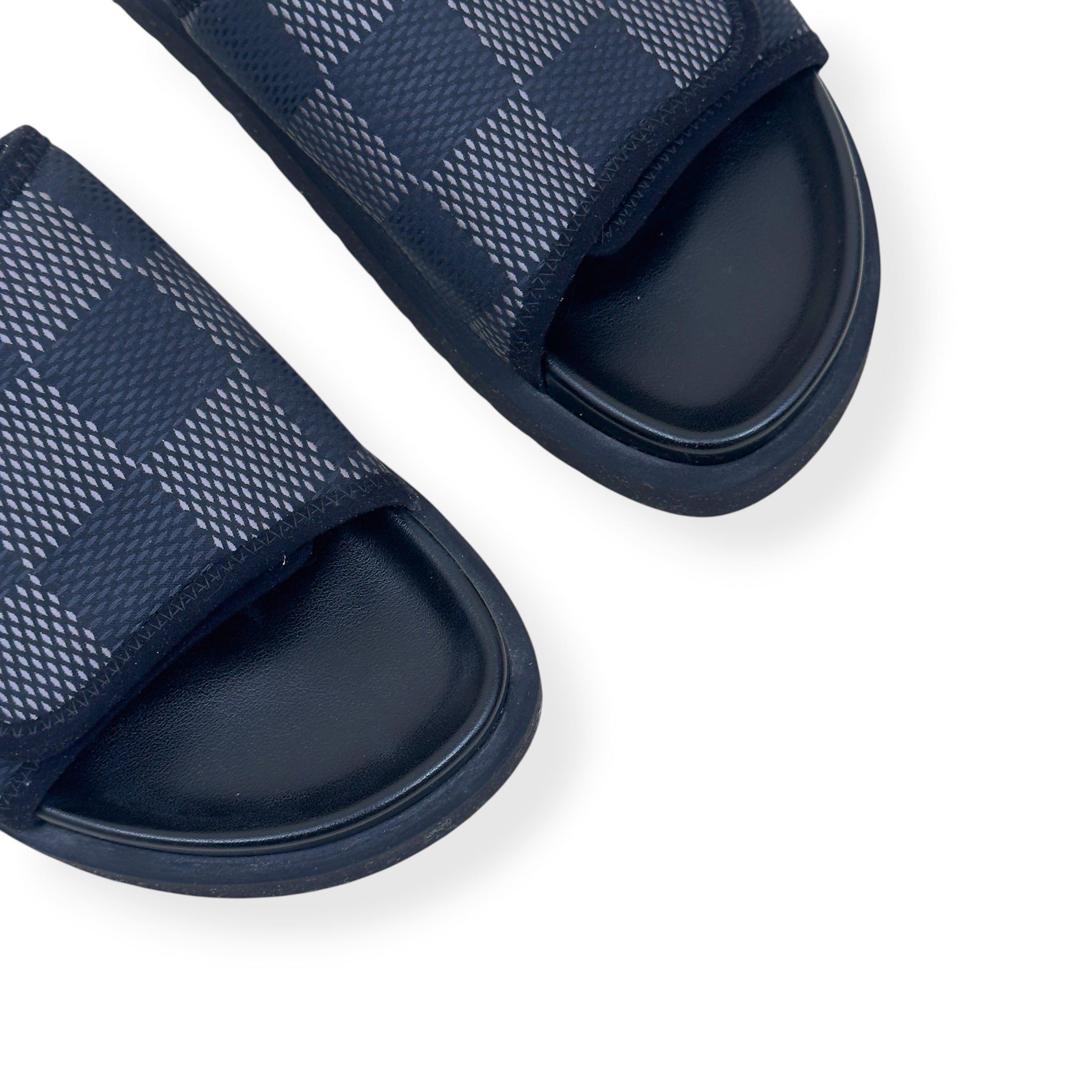 LOUIS VUITTON MIAMI MULES LUXURY BLACK UK6