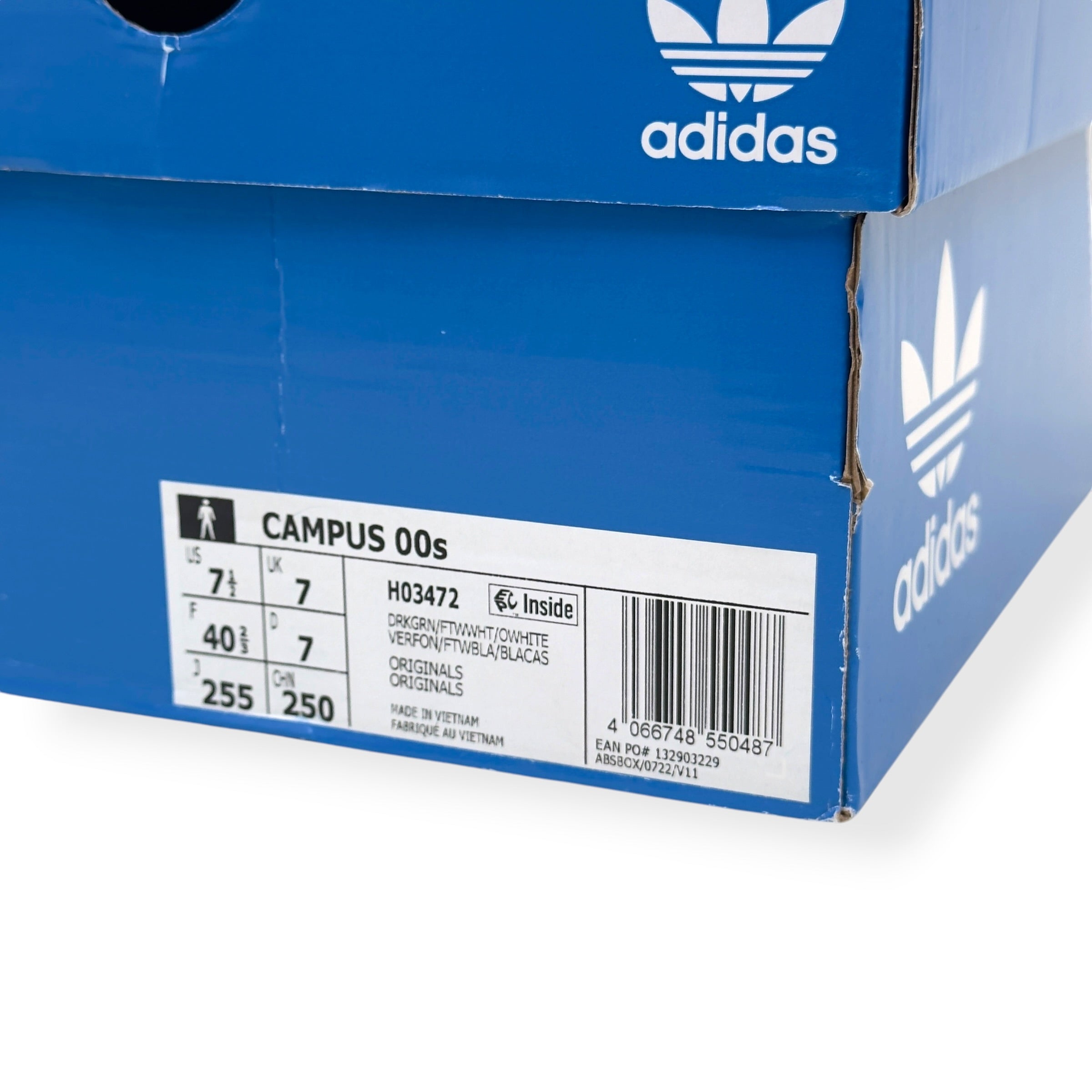 ADIDAS CAMPUS 00S SNEAKER DARK GREEN UK7