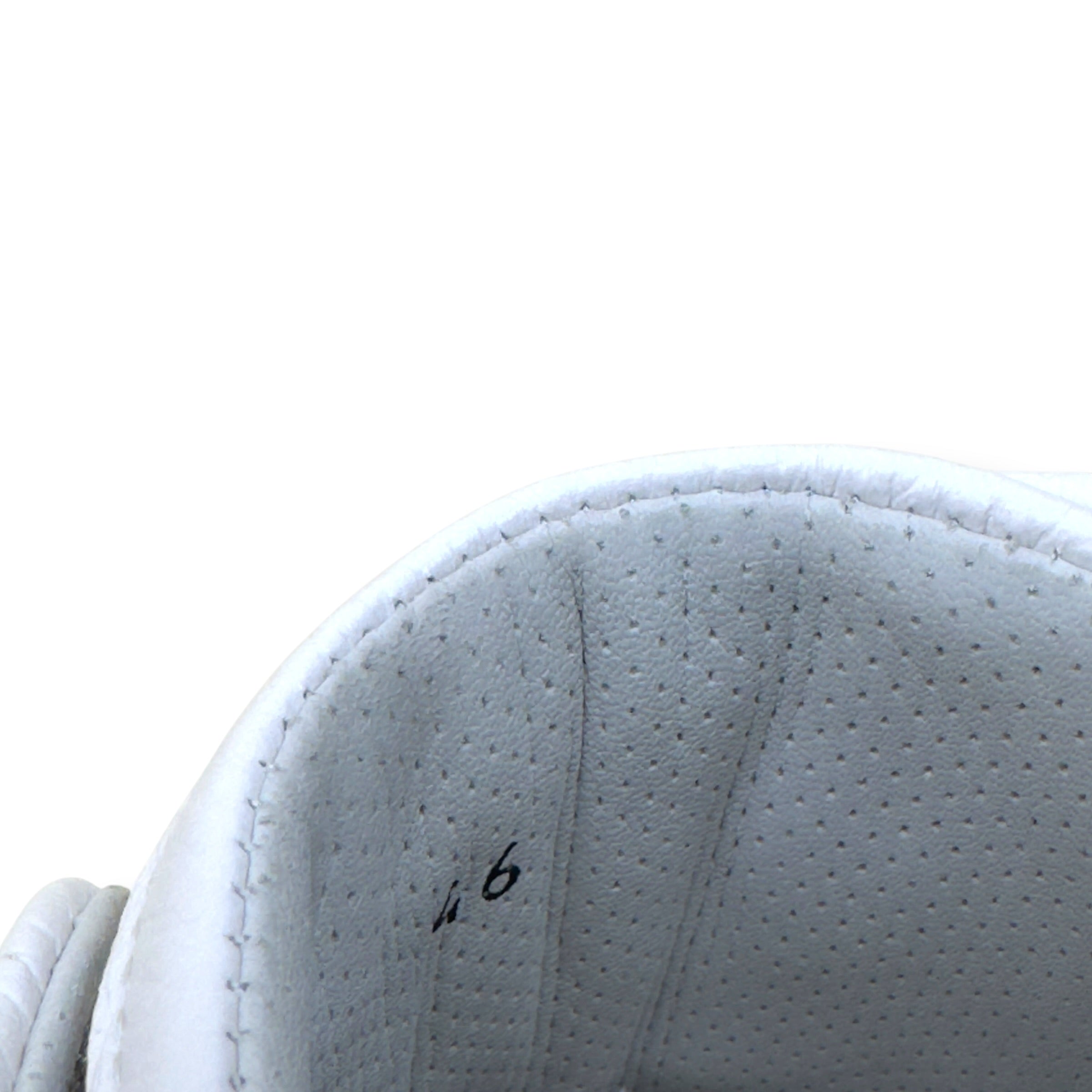 BRUNELLO CUCINELLI LOGO-PATCH LEATHER SNEAKER GREY 46 / UK12
