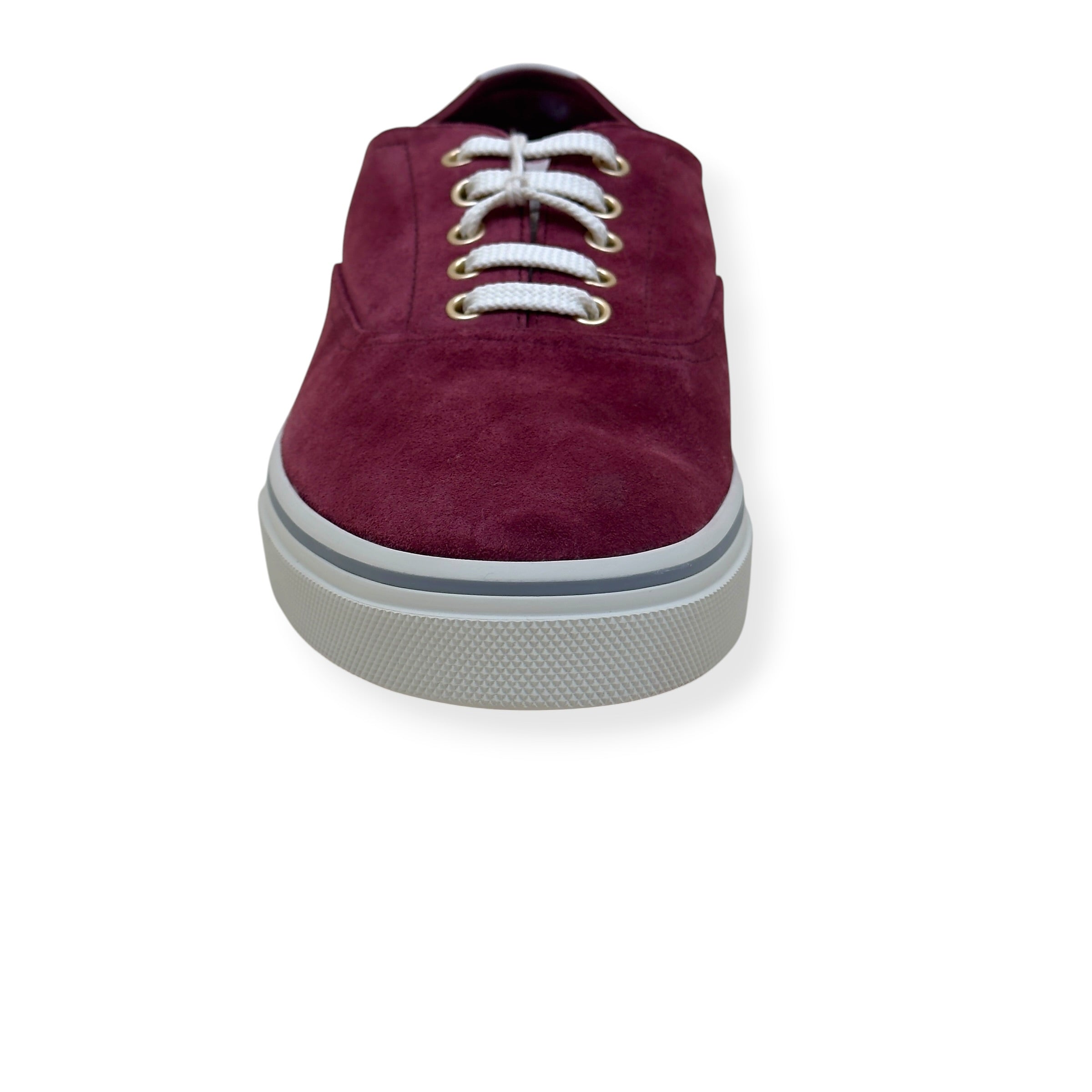 BRUNELLO CUCINELLI SUEDE SNEAKER BORDEAUX RED 45.5 / UK11.5