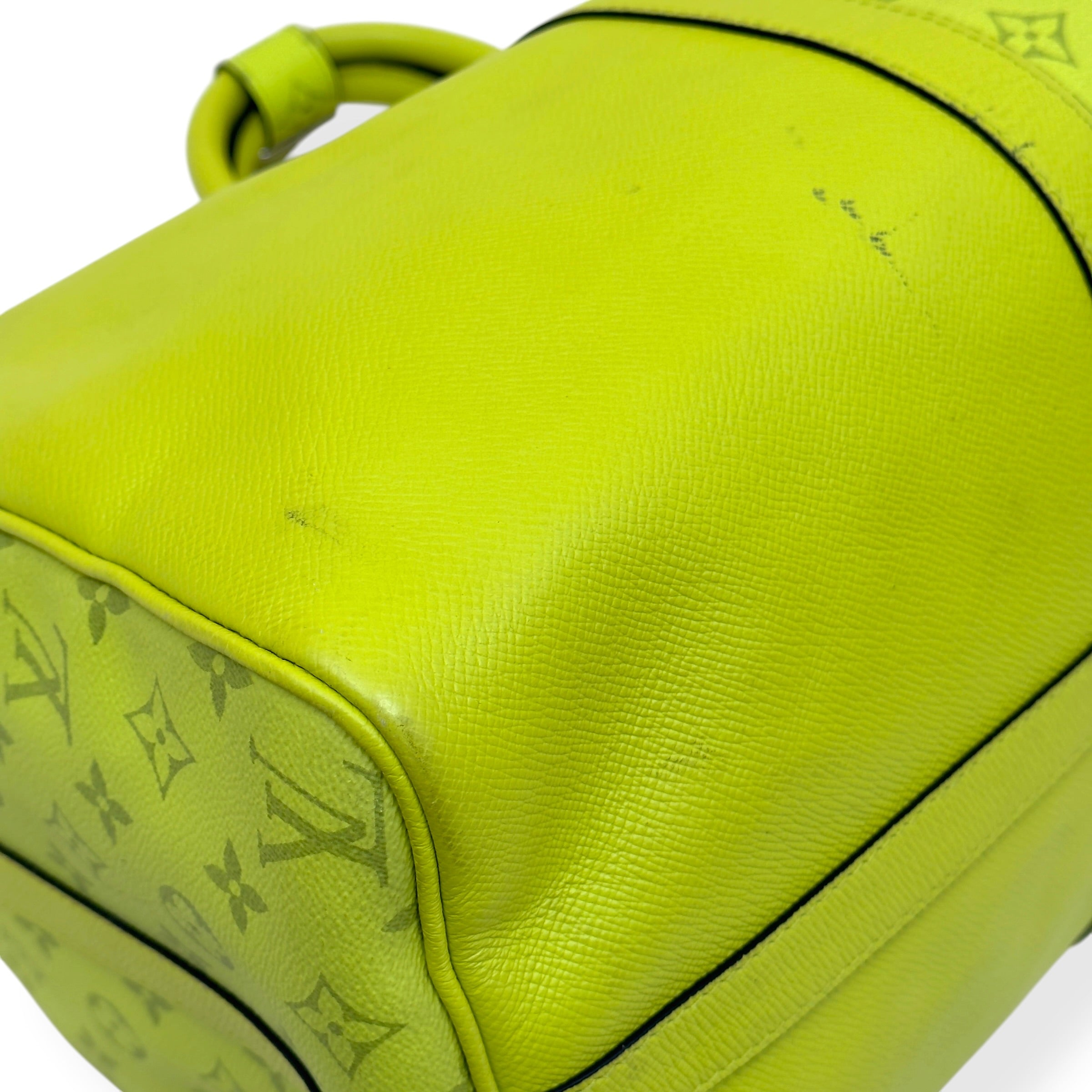 LOUIS VUITTON TAIGARAMA MONOGRAM KEEPALL YELLOW 50