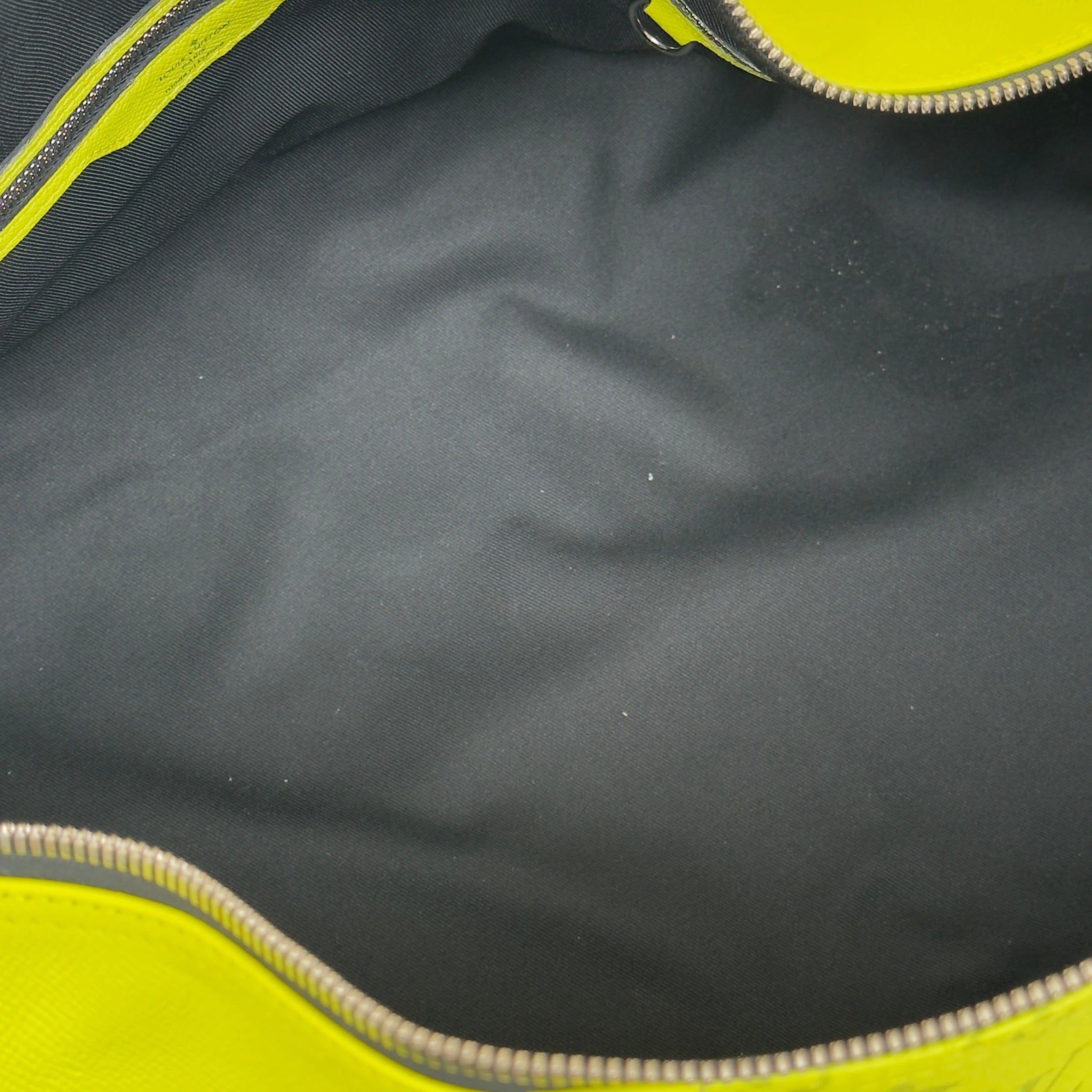 LOUIS VUITTON TAIGARAMA MONOGRAM KEEPALL YELLOW 50