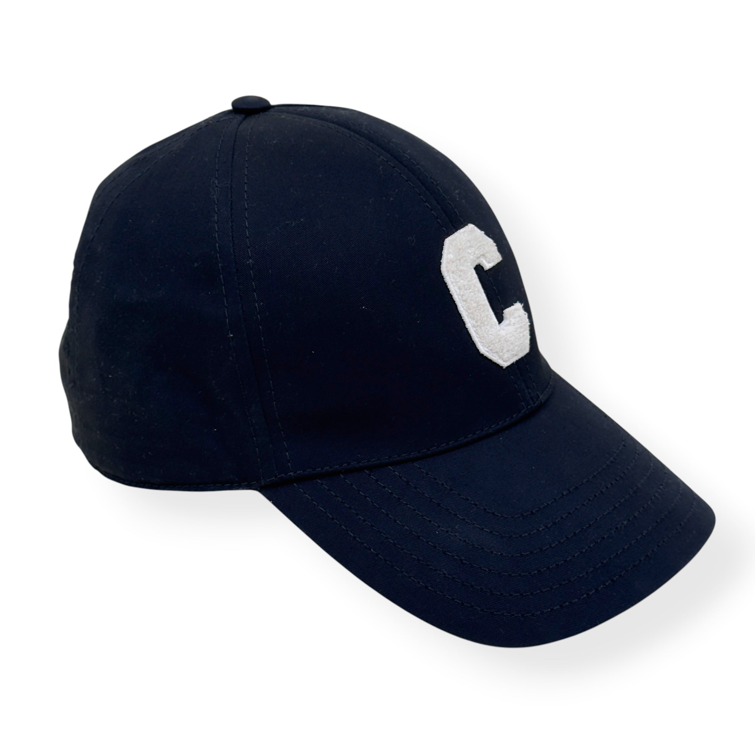 CELINE INITIAL LOGO BASEBALL CAP BLACK L