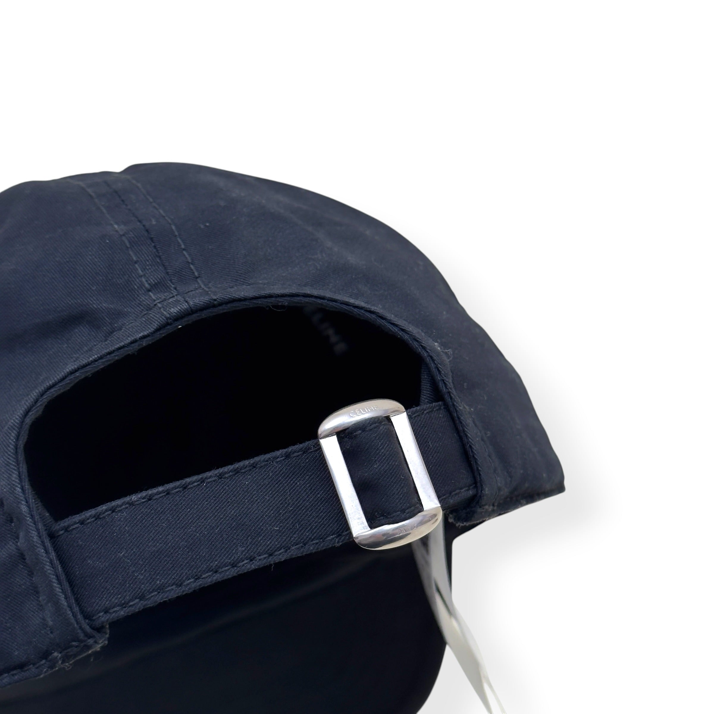 CELINE INITIAL LOGO BASEBALL CAP BLACK L
