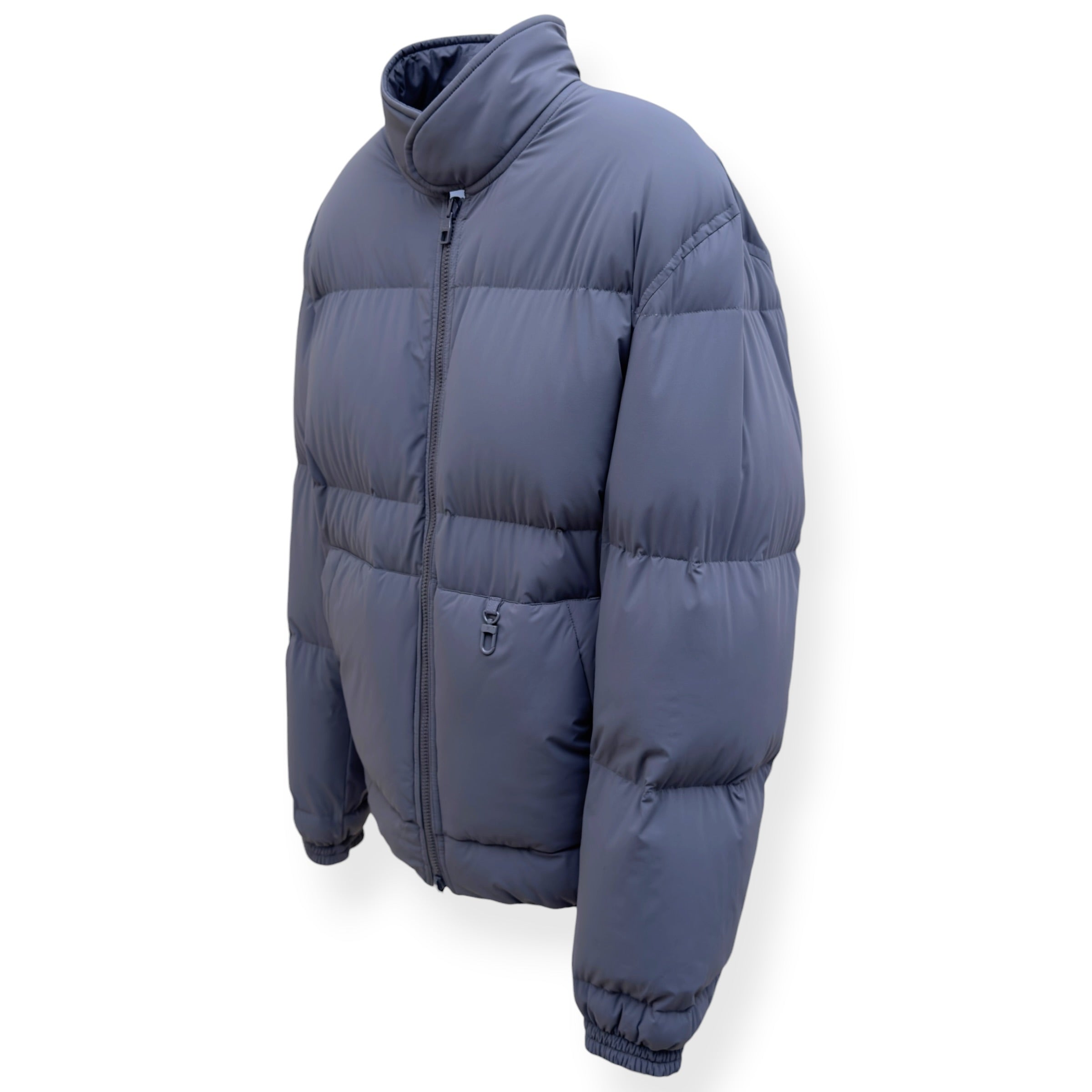 LOUIS VUITTON REVERSIBLE MONOGRAM DOWN BLOUSON LIGHT GREY SIZE 54 / XL