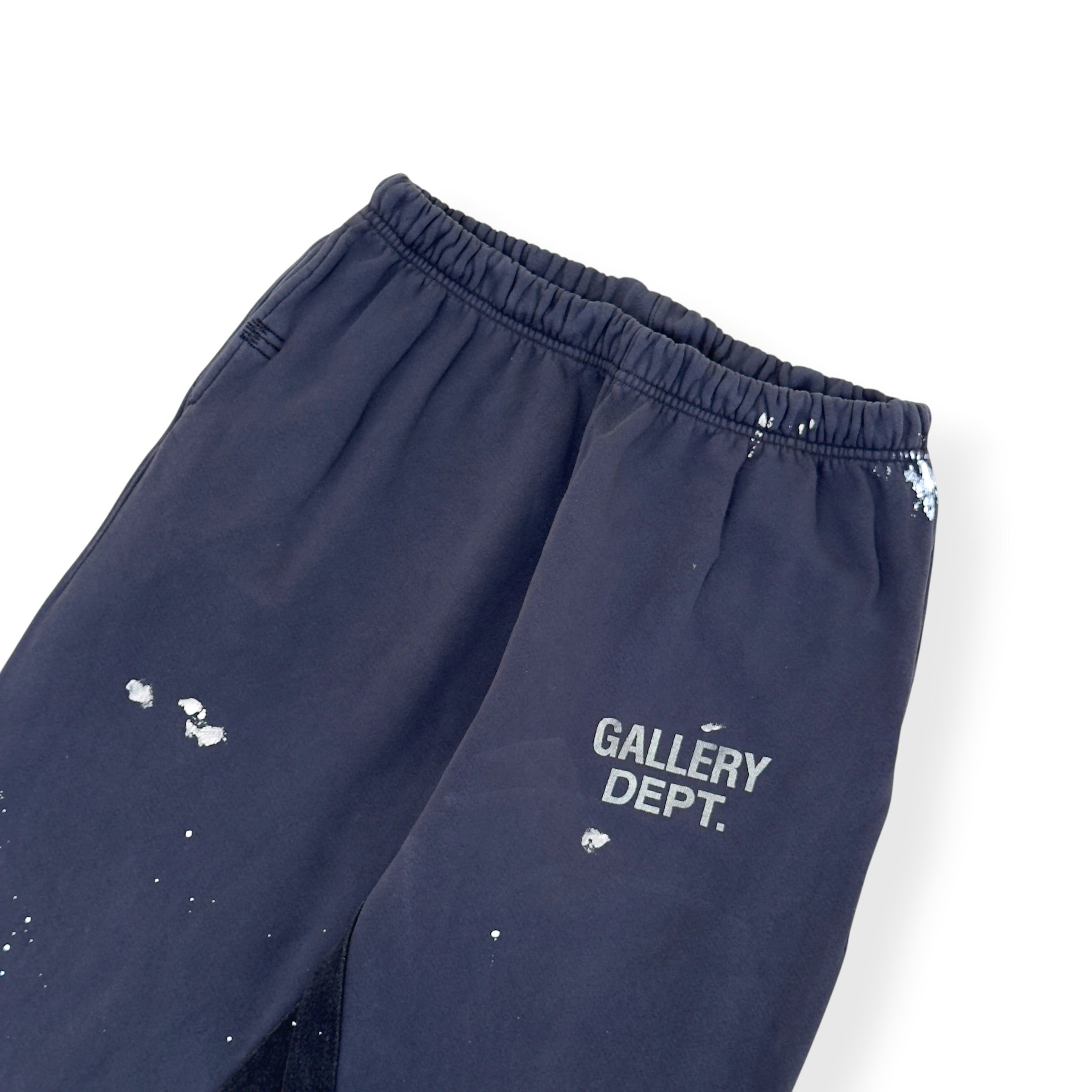 GALLERY DEPT. FLARE DISTRESSED SWEATPANTS NAVY XL