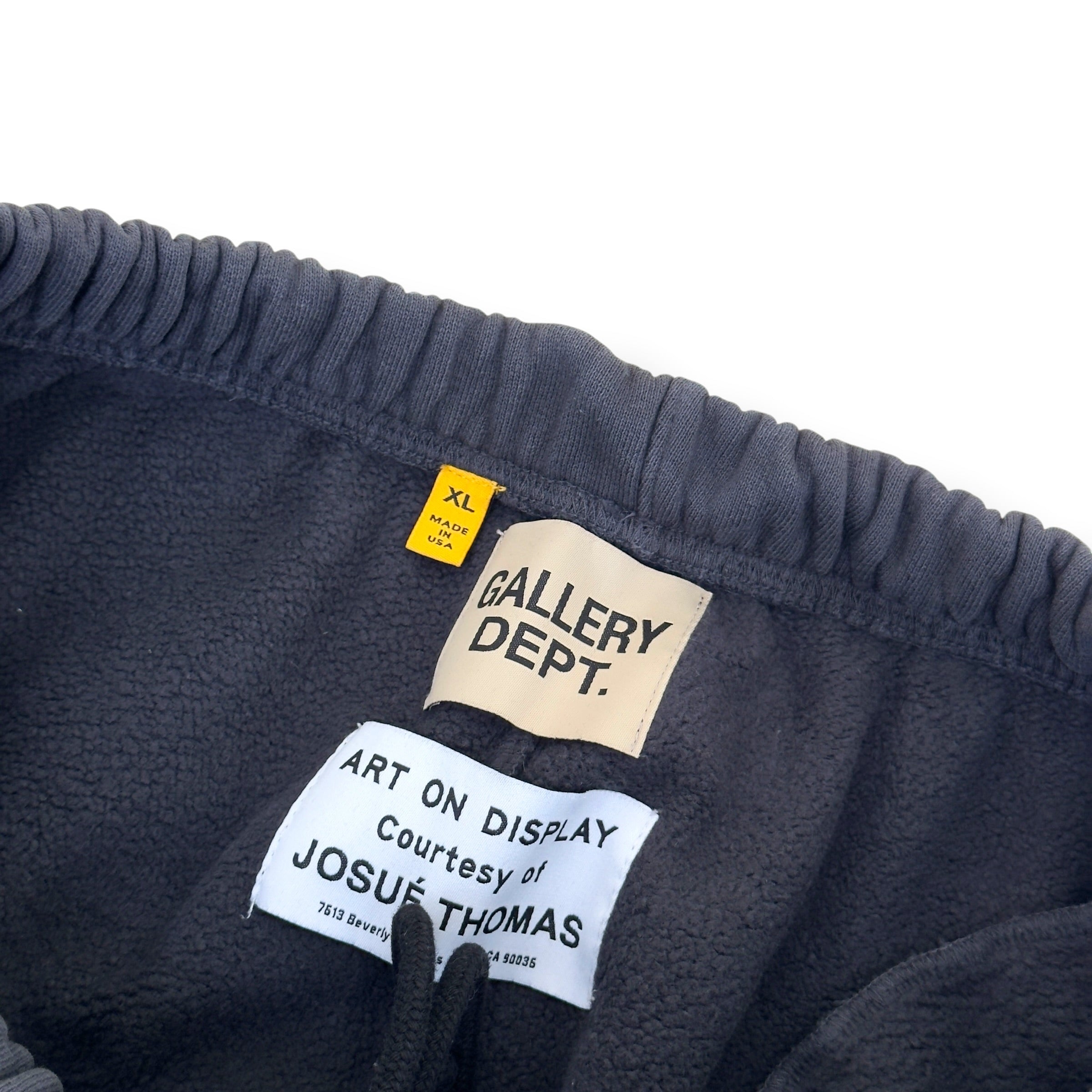 GALLERY DEPT. FLARE DISTRESSED SWEATPANTS NAVY XL