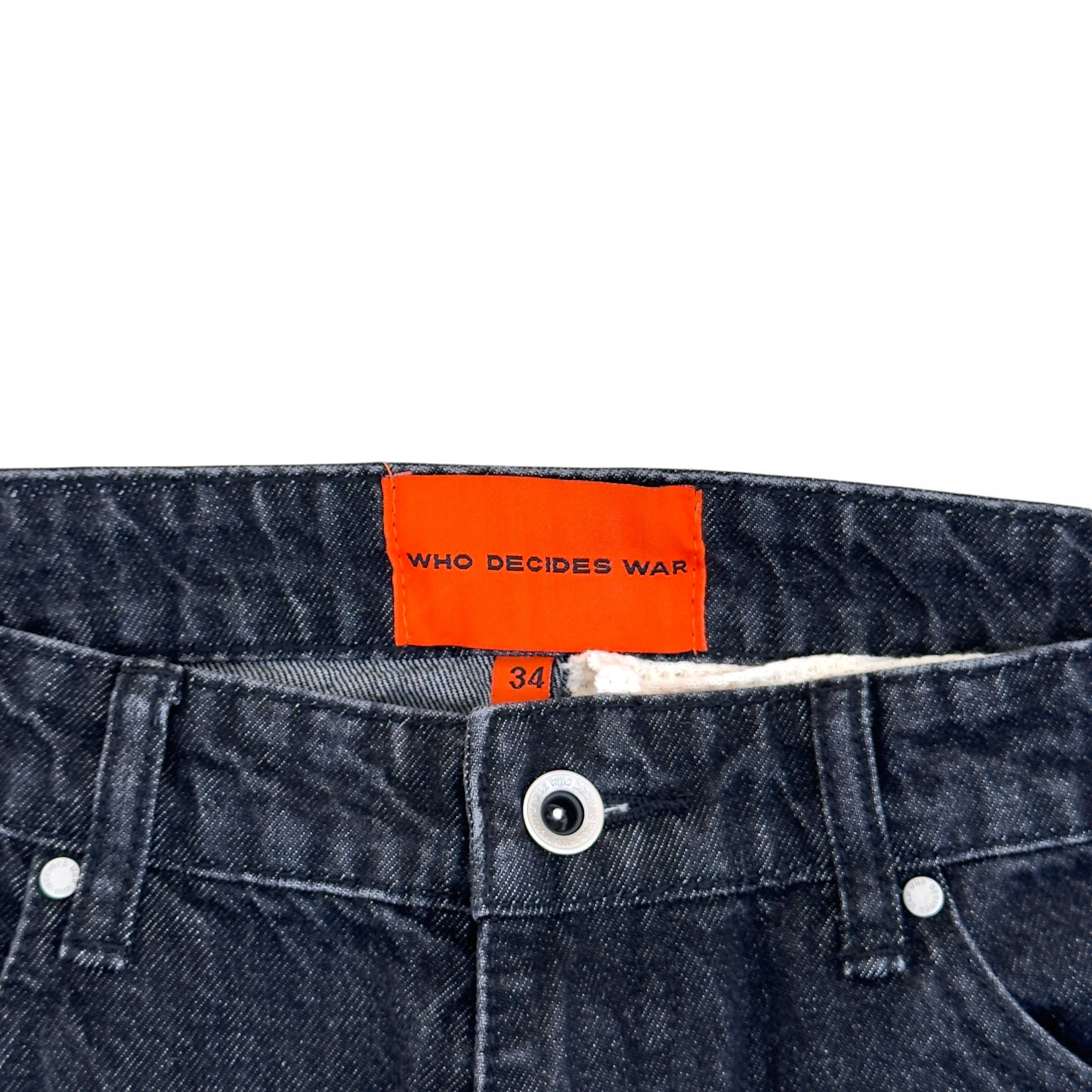 WHO DECIDES WAR PATCHWORK JEANS BLACK L