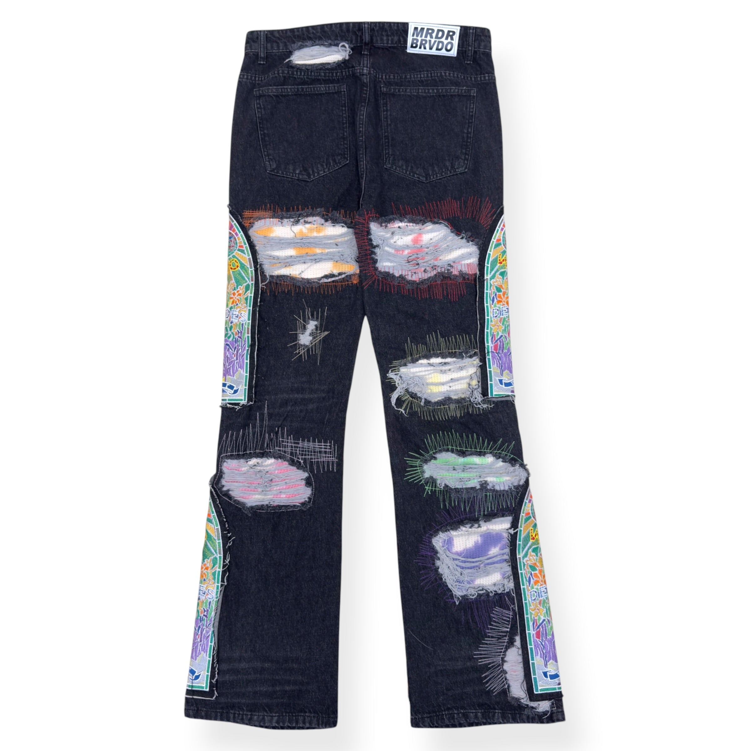 WHO DECIDES WAR PATCHWORK JEANS BLACK L