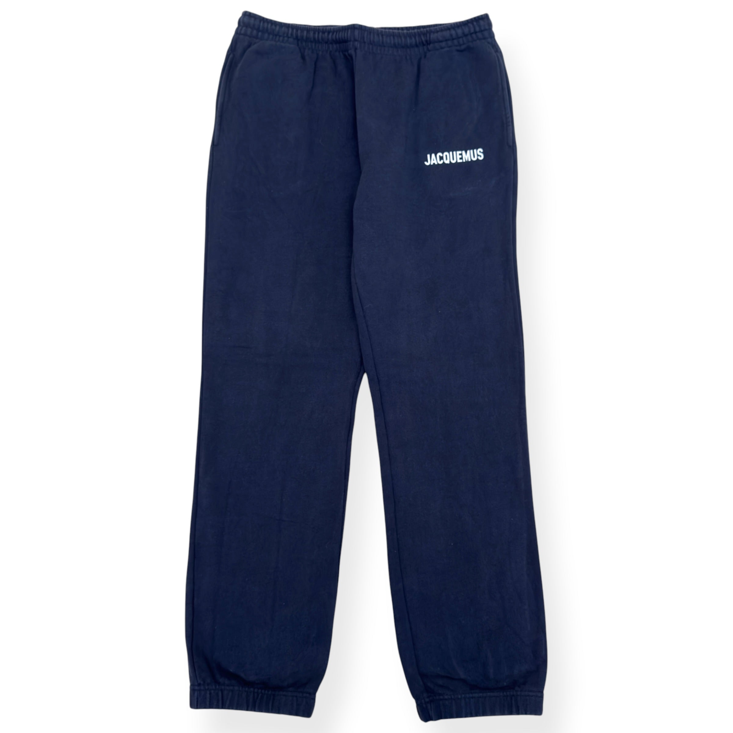 JACQUEMUS LOGO SWEATPANTS NAVY L