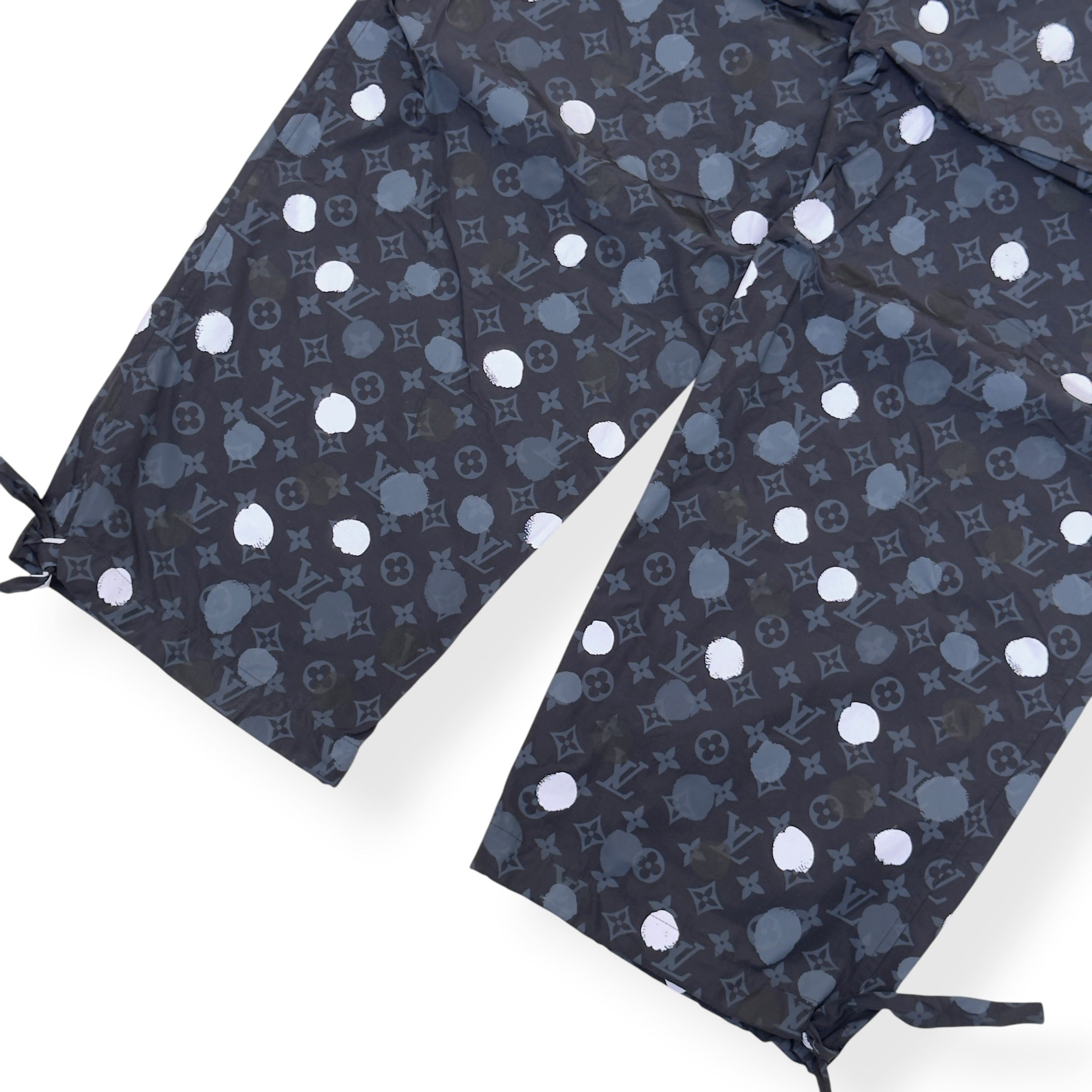 LOUIS VUITTON YAYOI KUSAMA CARGO TROUSERS BLACK L