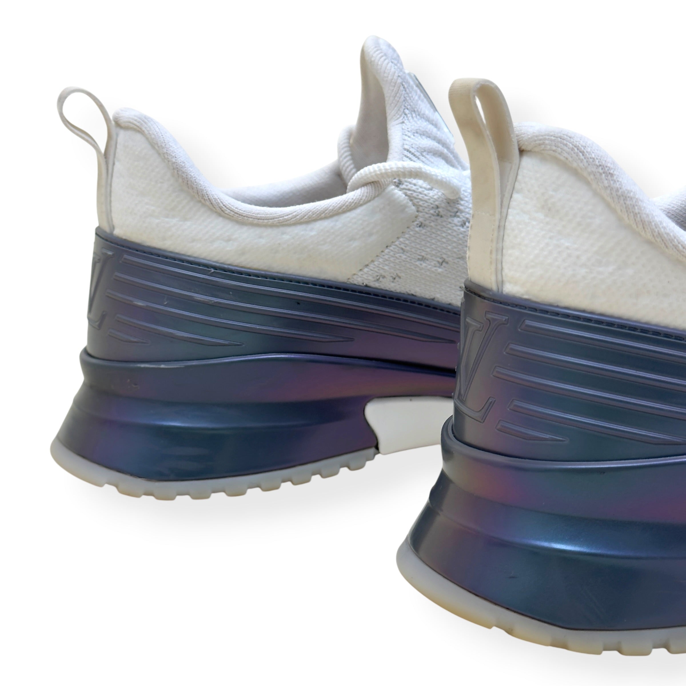 LOUIS VUITTON VNR SNEAKER WHITE / METALLIC UK11