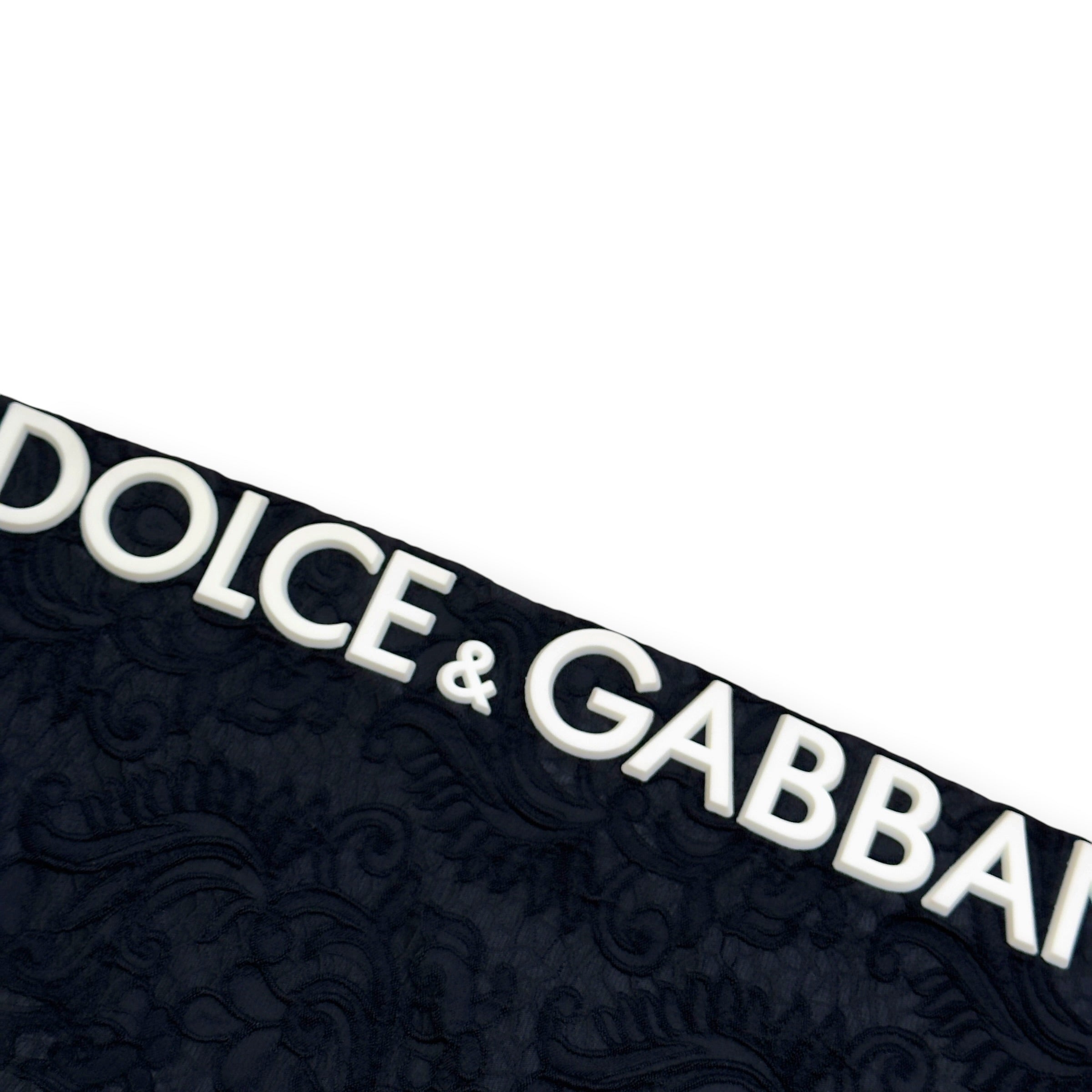 DOLCE GABBANA LOGO TRACK PANTS BLACK 52 / L
