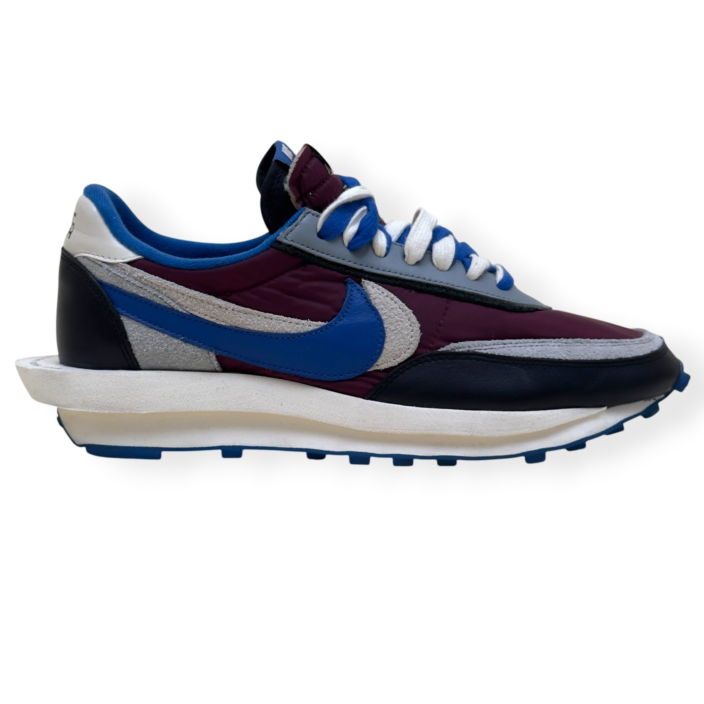 NIKE X SACAI X UNDERCOVER LDWAFFLE SNEAKER ‘NIGHT MAROON TEAM ROYAL’ UK10