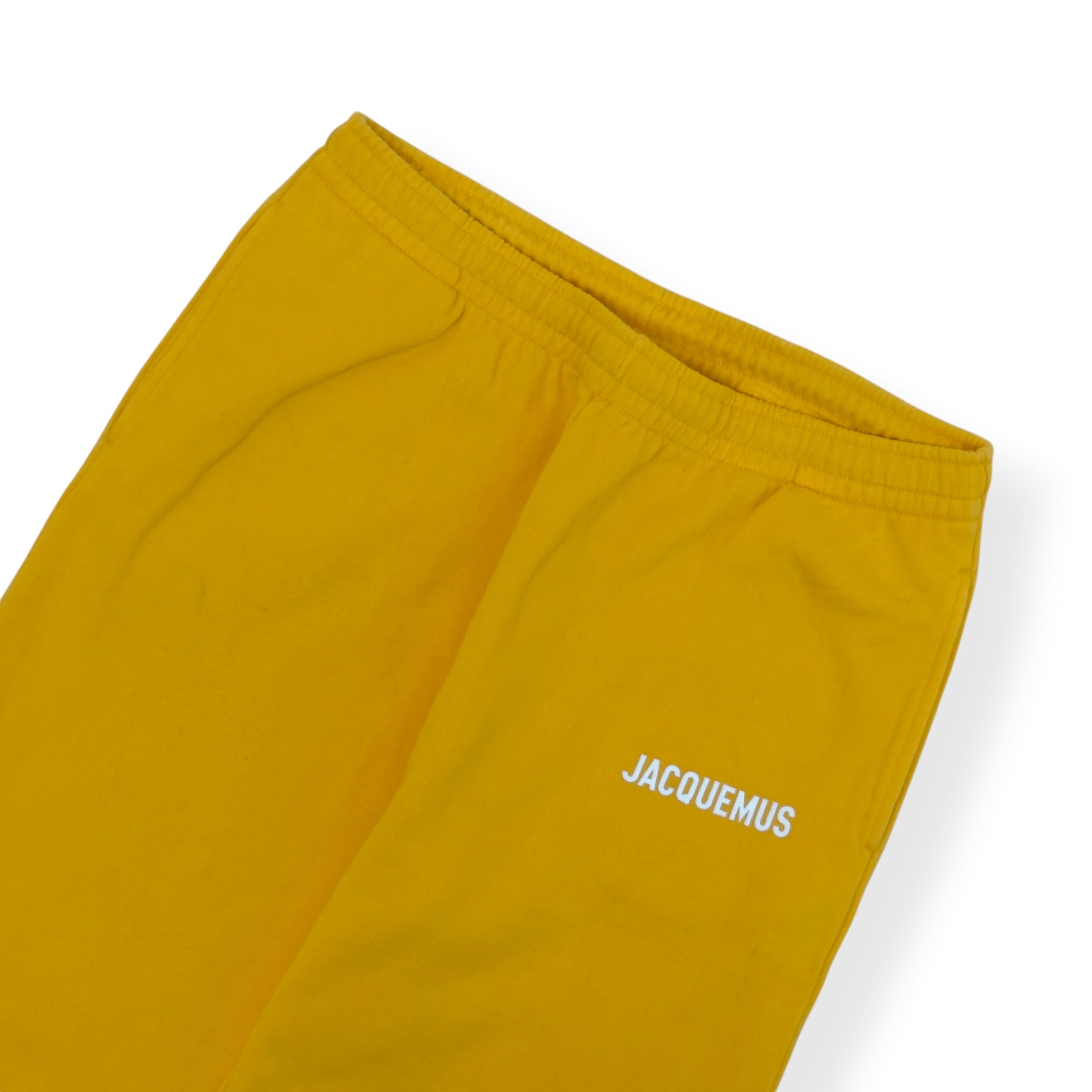 JACQUEMUS LOGO SWEATPANTS YELLOW L