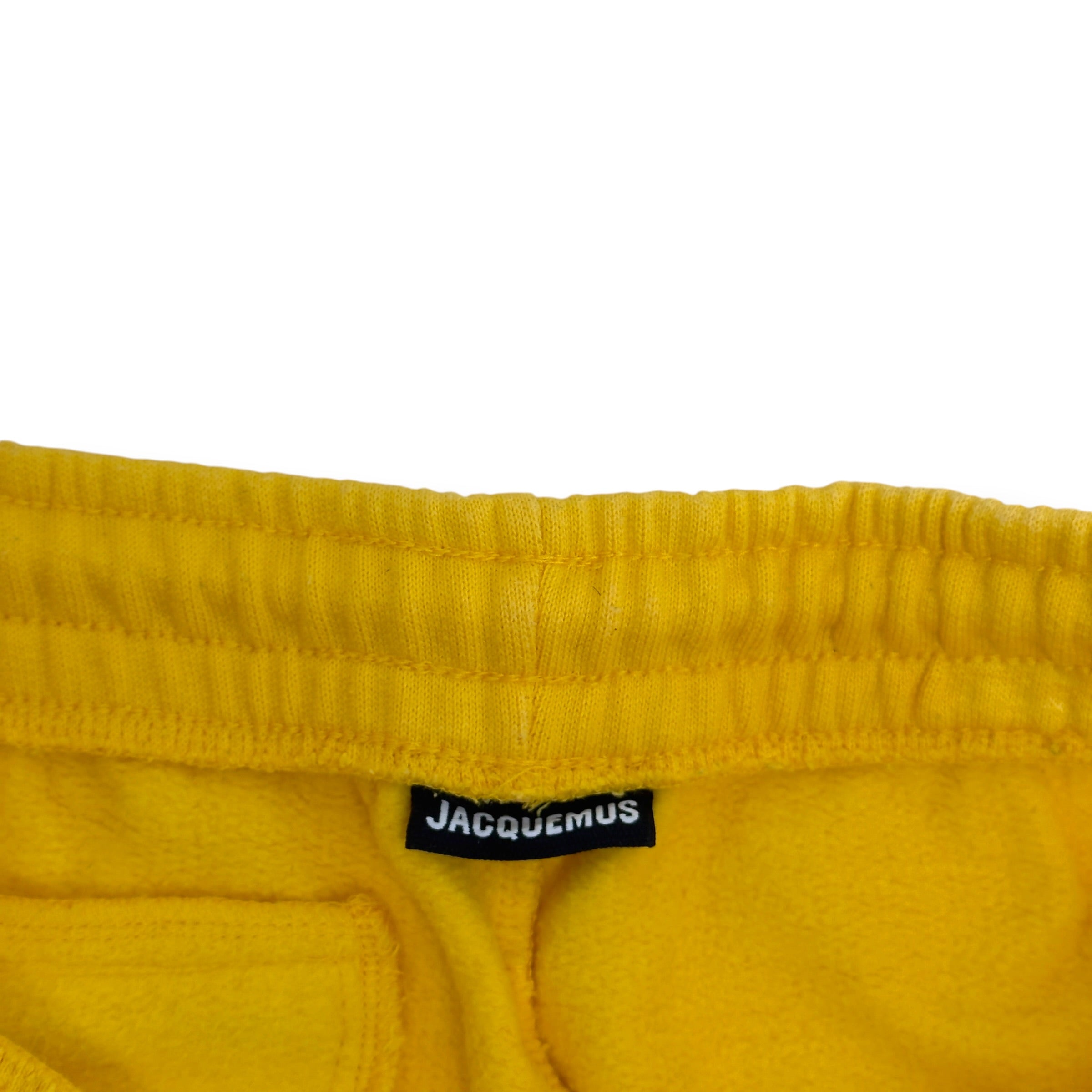 JACQUEMUS LOGO SWEATPANTS YELLOW L