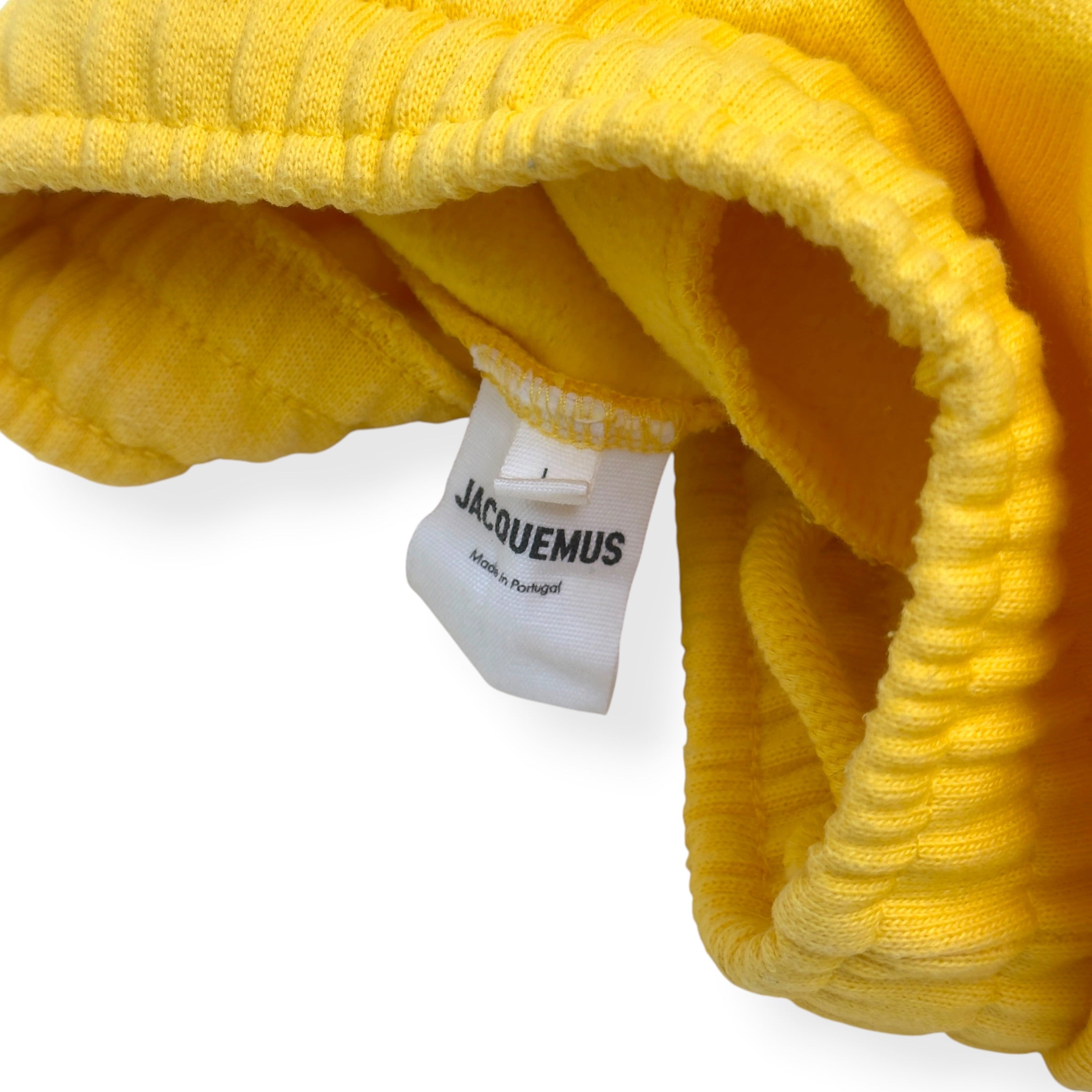JACQUEMUS LOGO SWEATPANTS YELLOW L