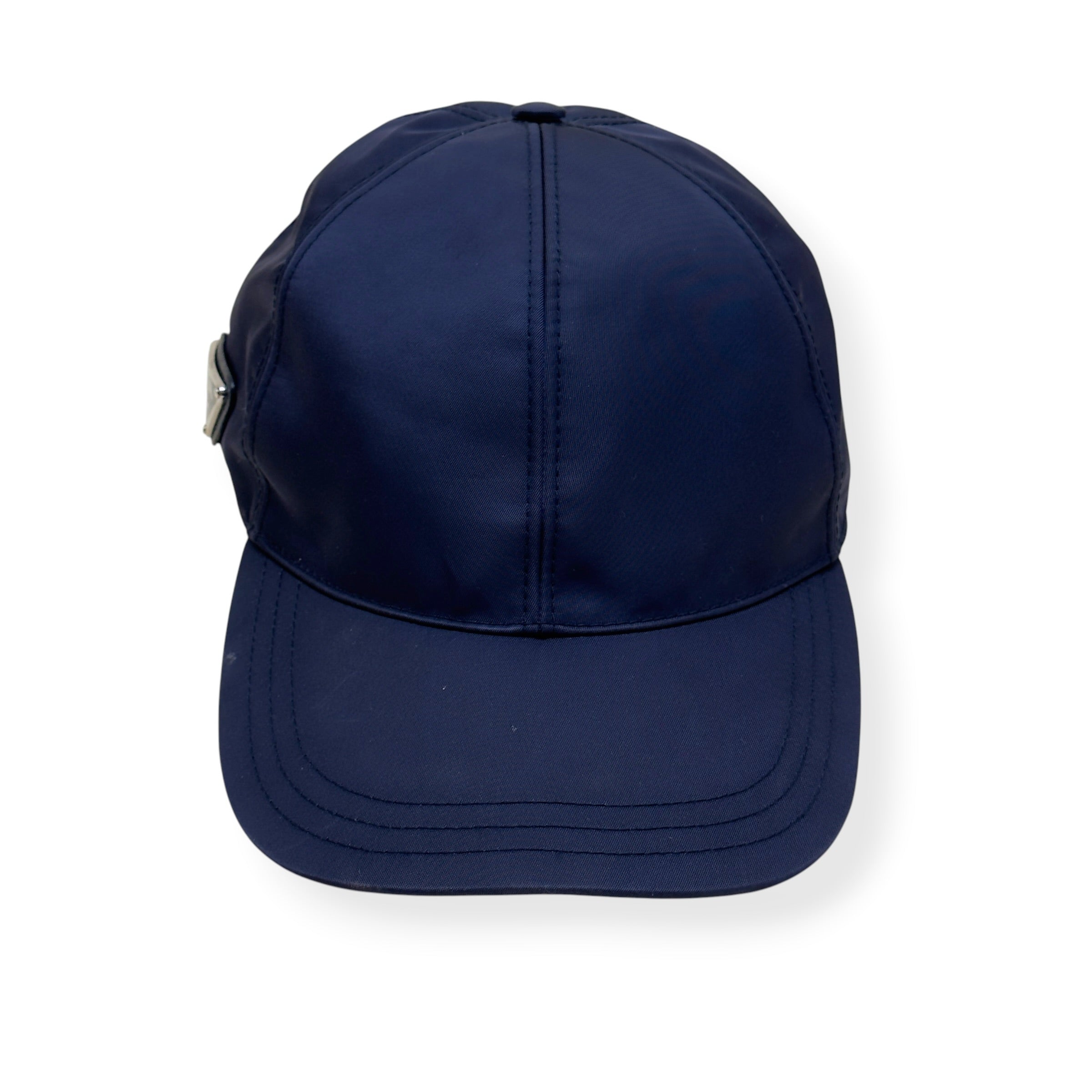 PRADA RE-NYLON BASEBALL CAP NAVY XL