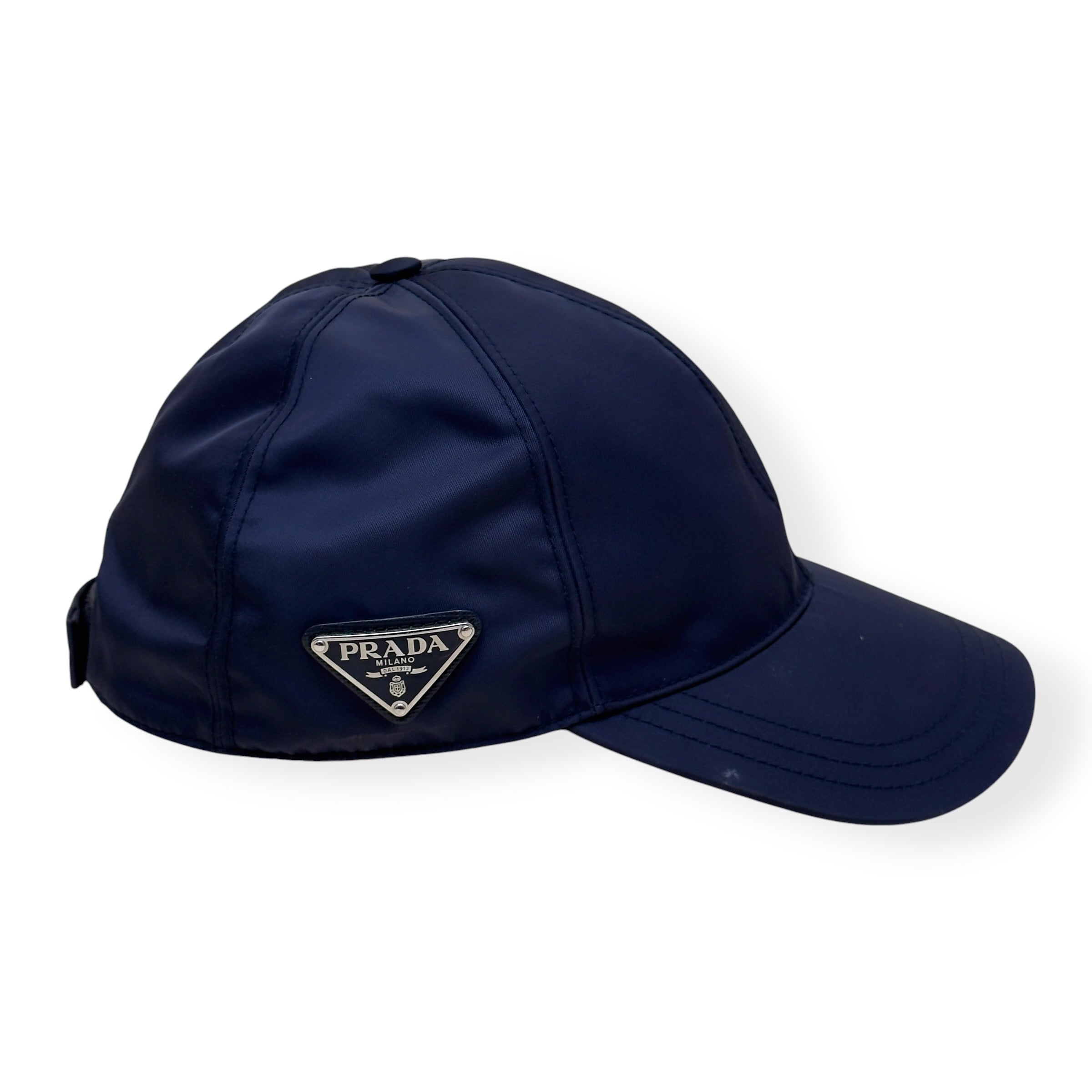 PRADA RE-NYLON BASEBALL CAP NAVY XL