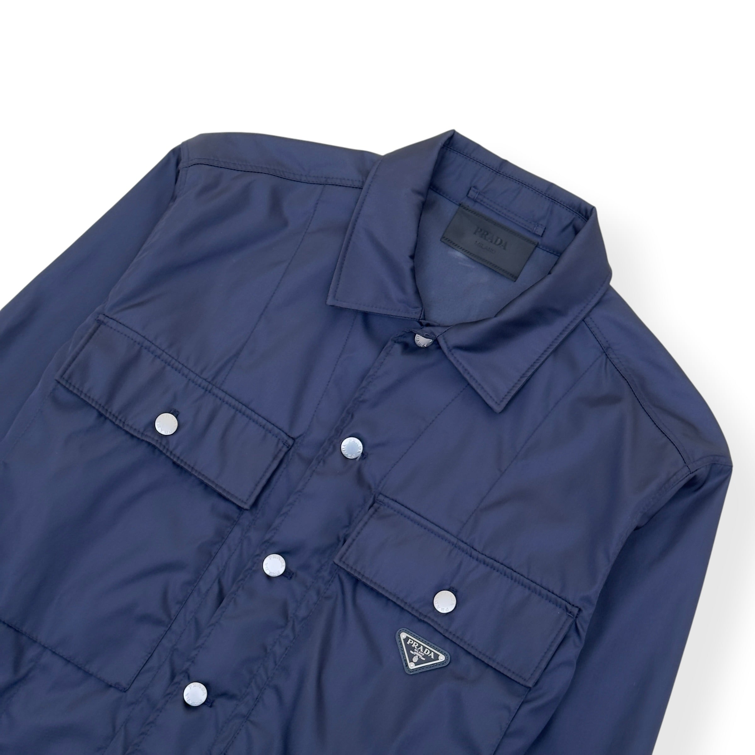 PRADA RE-NYLON DOUBLE POCKET JACKET NAVY XL