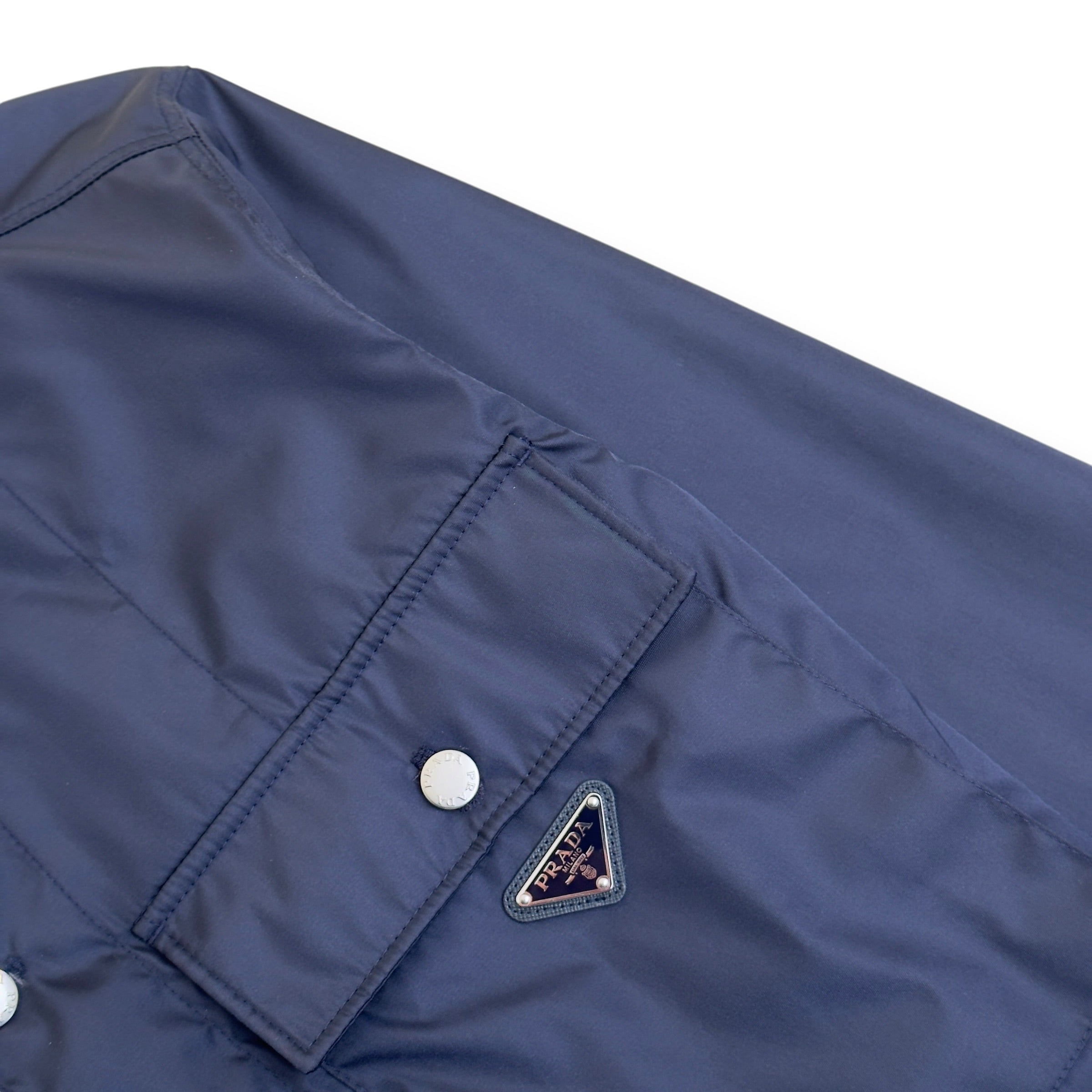 PRADA RE-NYLON DOUBLE POCKET JACKET NAVY XL