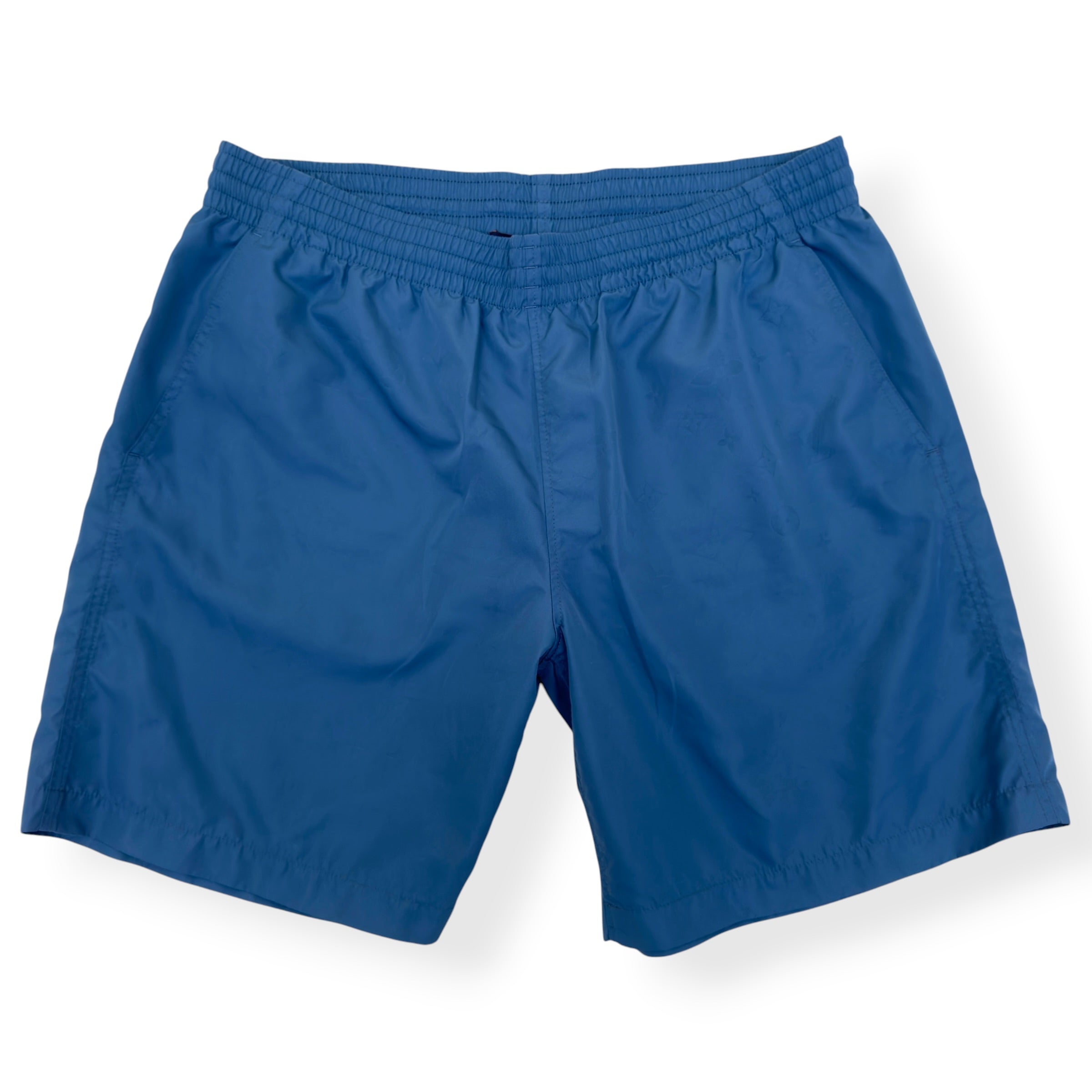LOUIS VUITTON MONOGRAM SWIM SHORTS BLUE XL