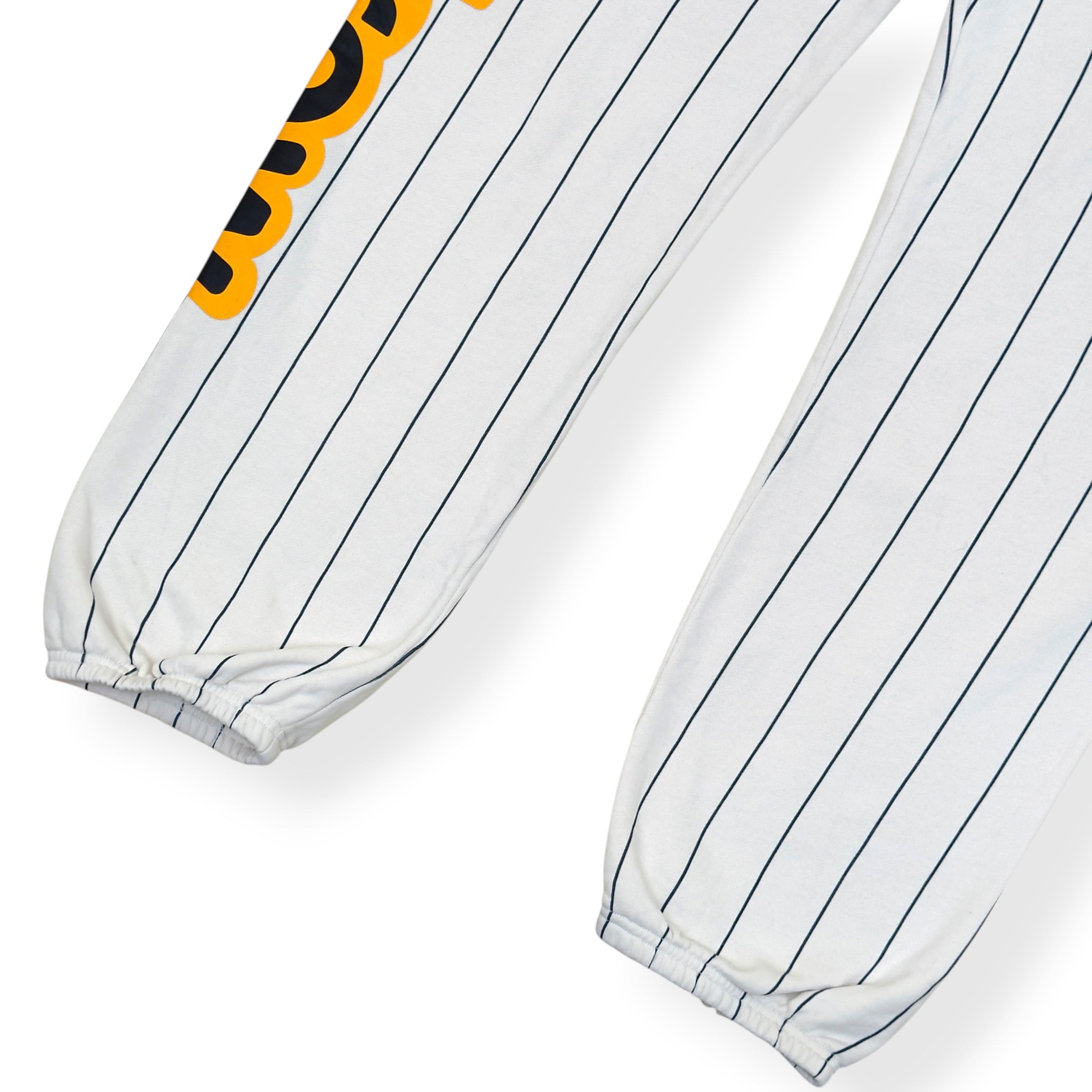 DREW HOUSE SECRET SWEATPANTS PINSTRIPE WHITE M