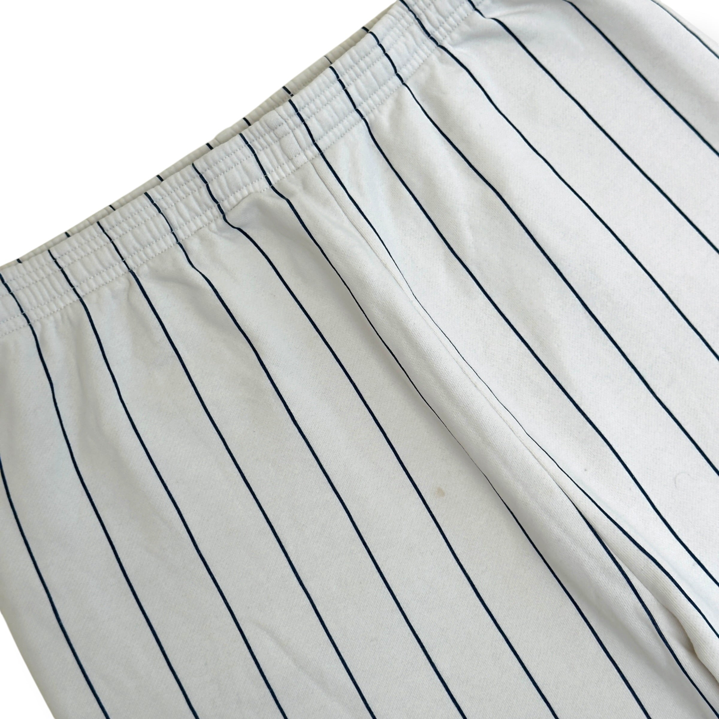DREW HOUSE SECRET SWEATPANTS PINSTRIPE WHITE M