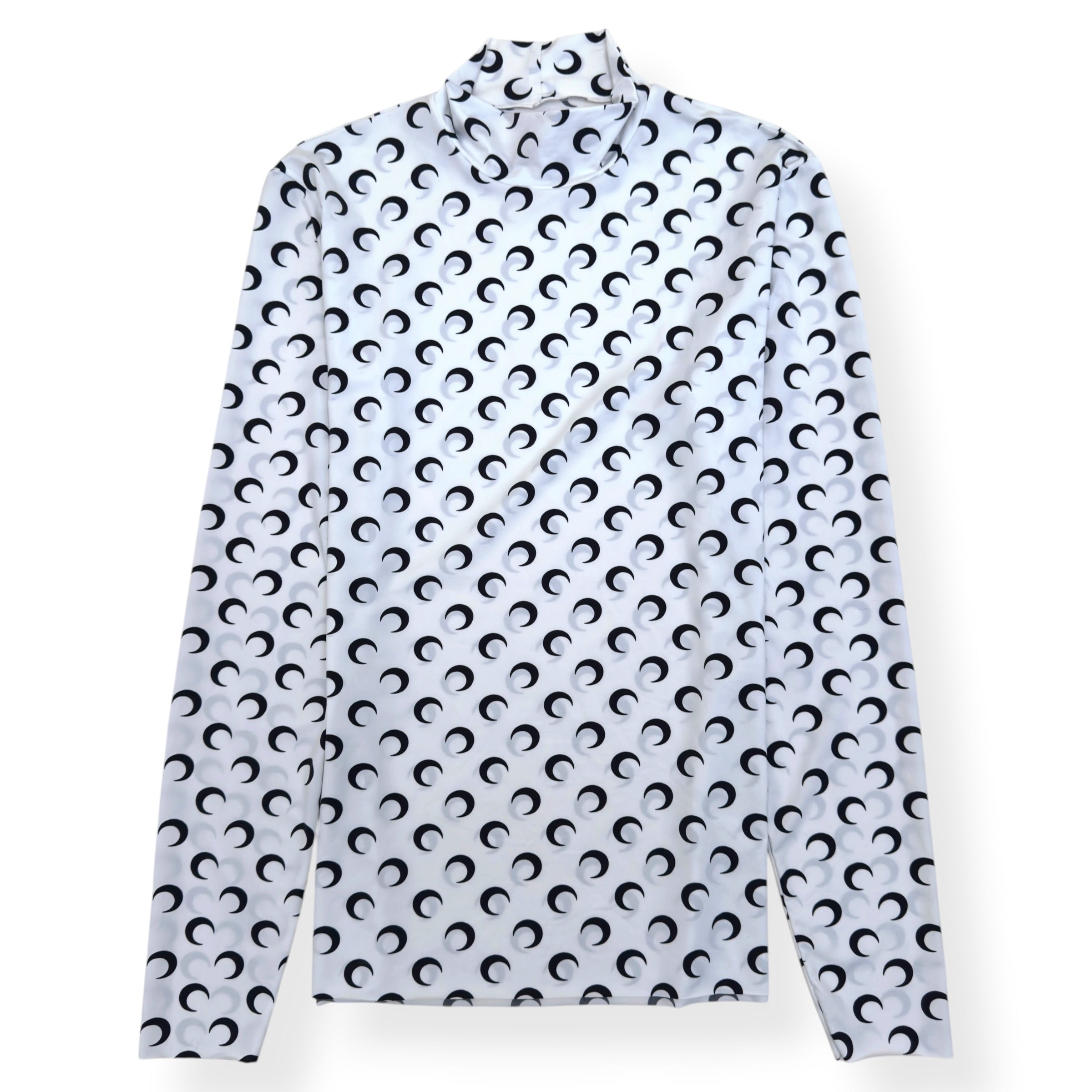 MARINE SERRE MOON PRINT TOP WHITE L