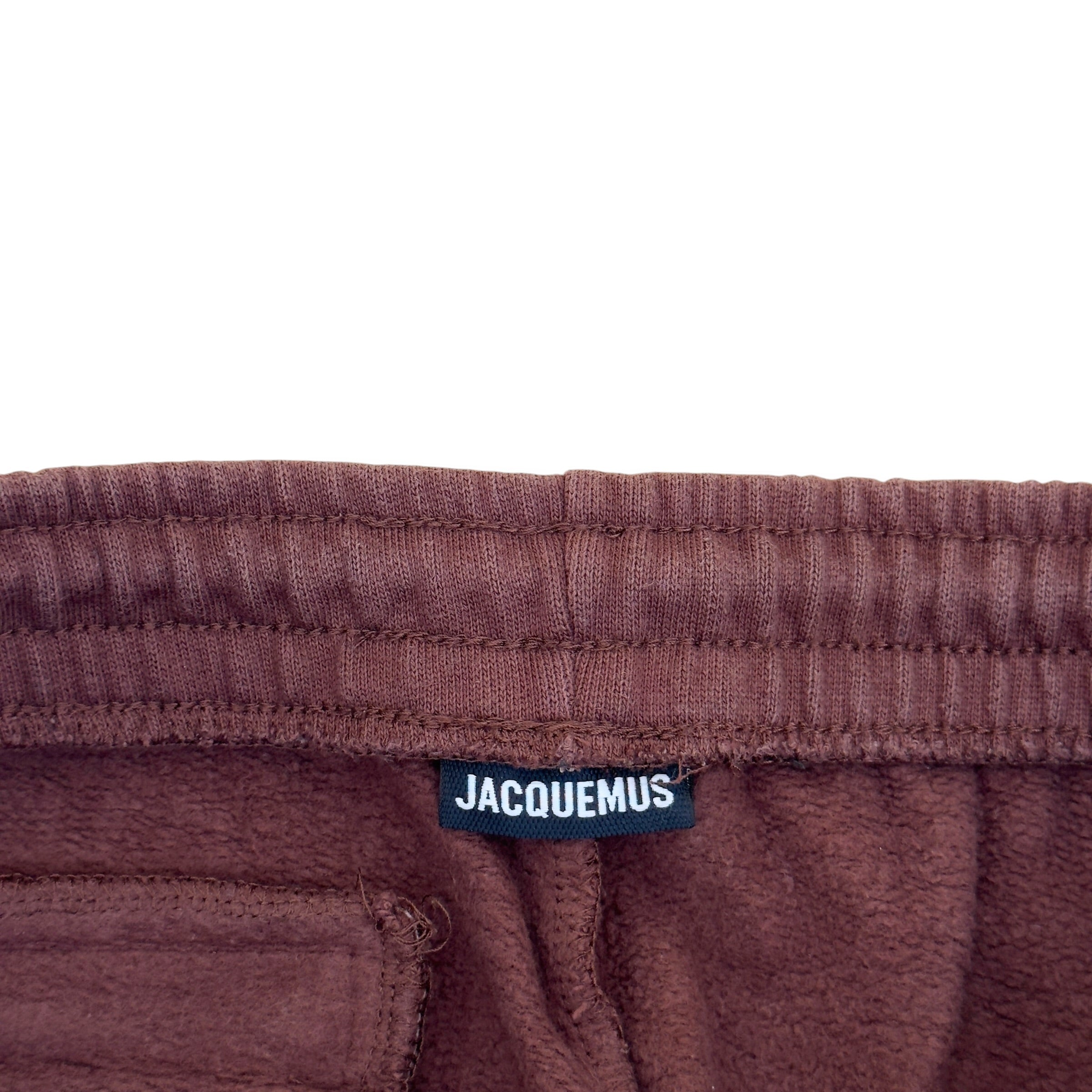 JACQUEMUS LOGO SWEATPANTS BROWN L