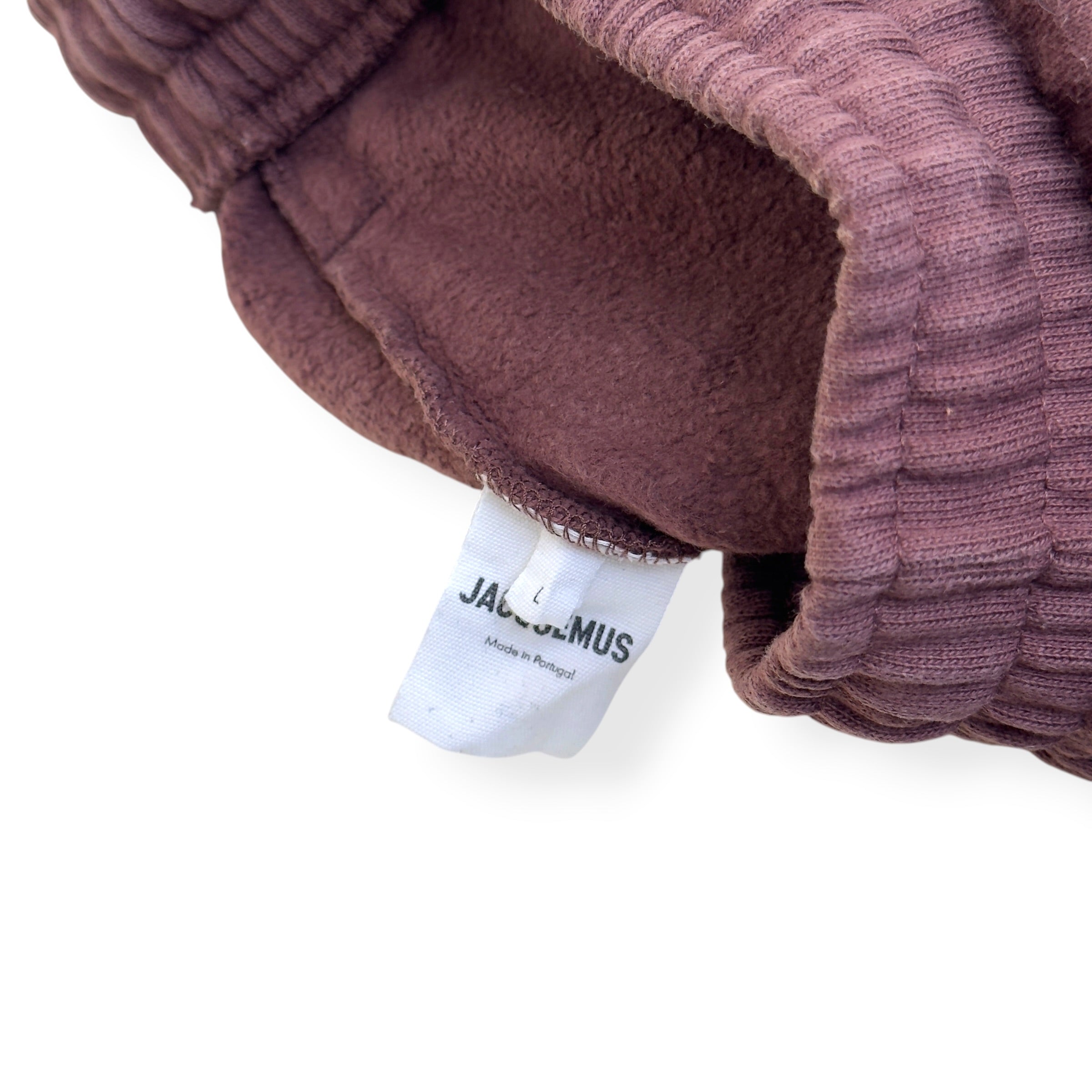 JACQUEMUS LOGO SWEATPANTS BROWN L