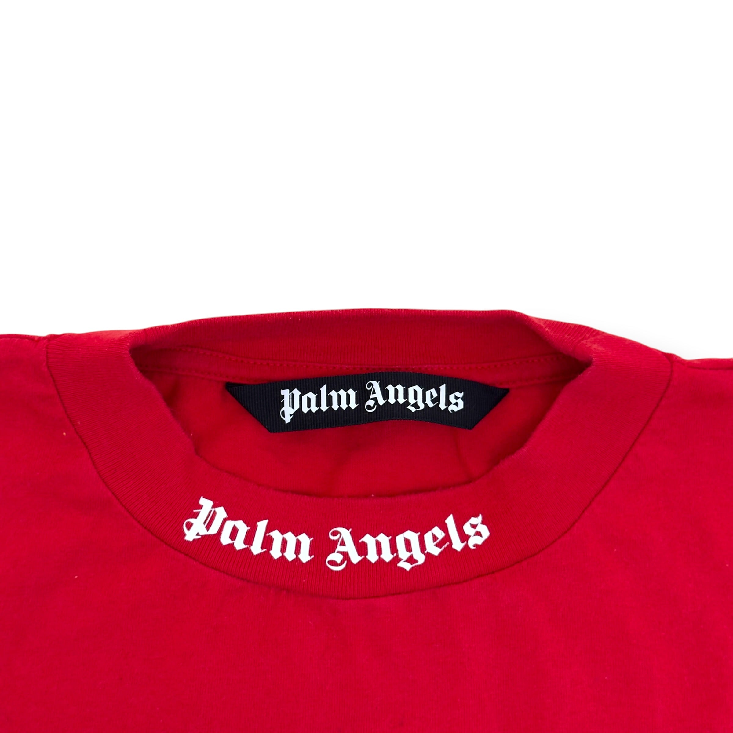 PALM ANGELS CLASSIC LOGO T-SHIRT RED L