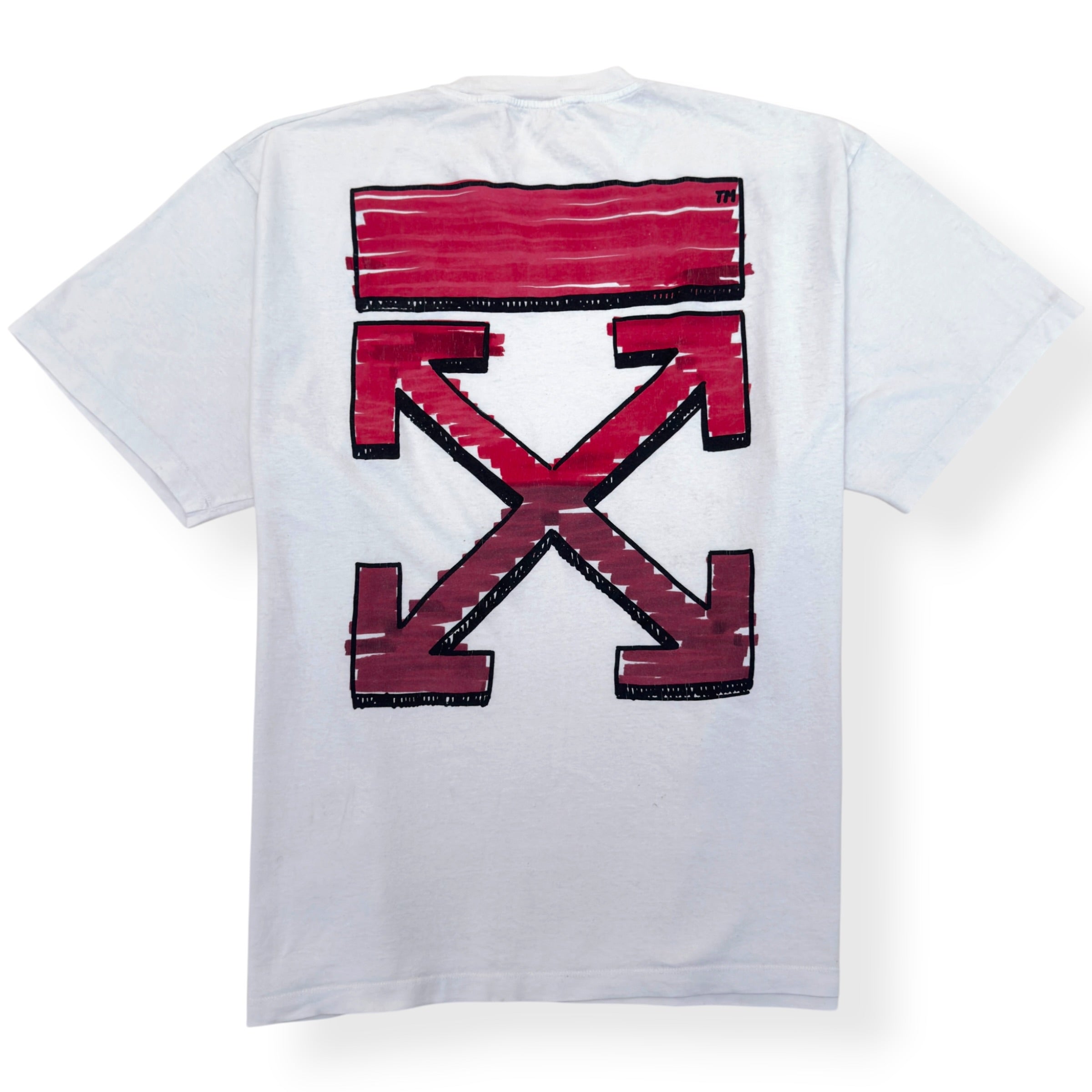 OFF WHITE OVERSIZED MARKER ARROWS T-SHIRT WHITE L