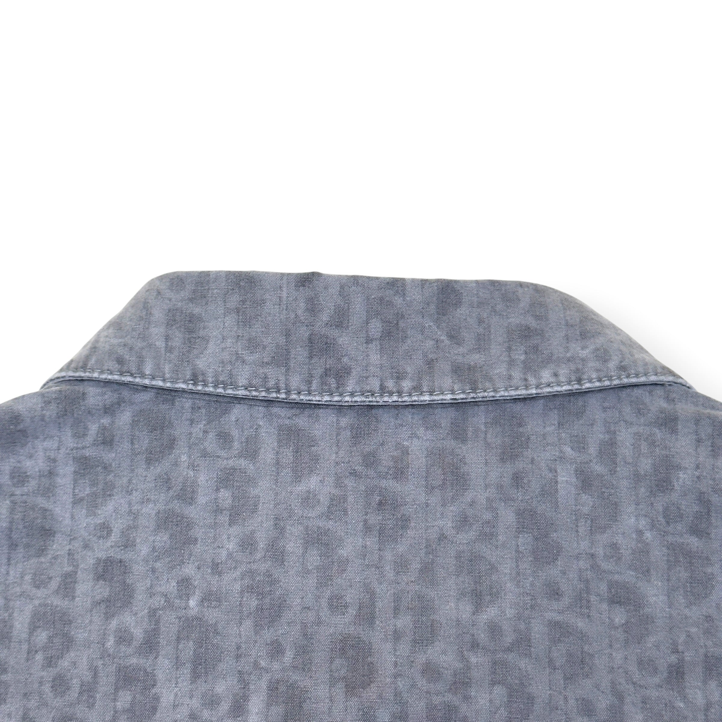 DIOR OBLIQUE ZIP-UP JACKET GREY 54 / XXL