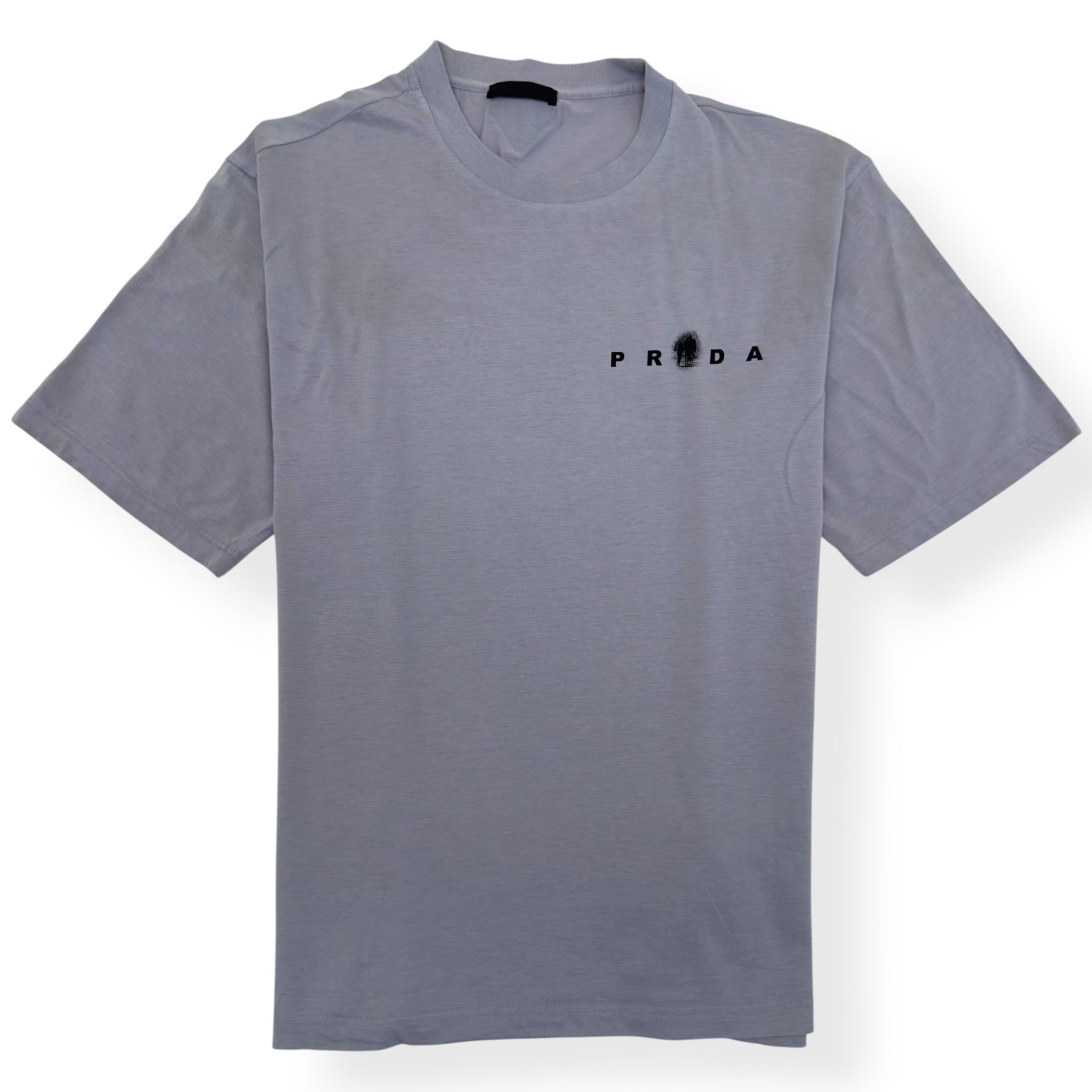 PRADA FOX PRINT T-SHIRT GREY XL