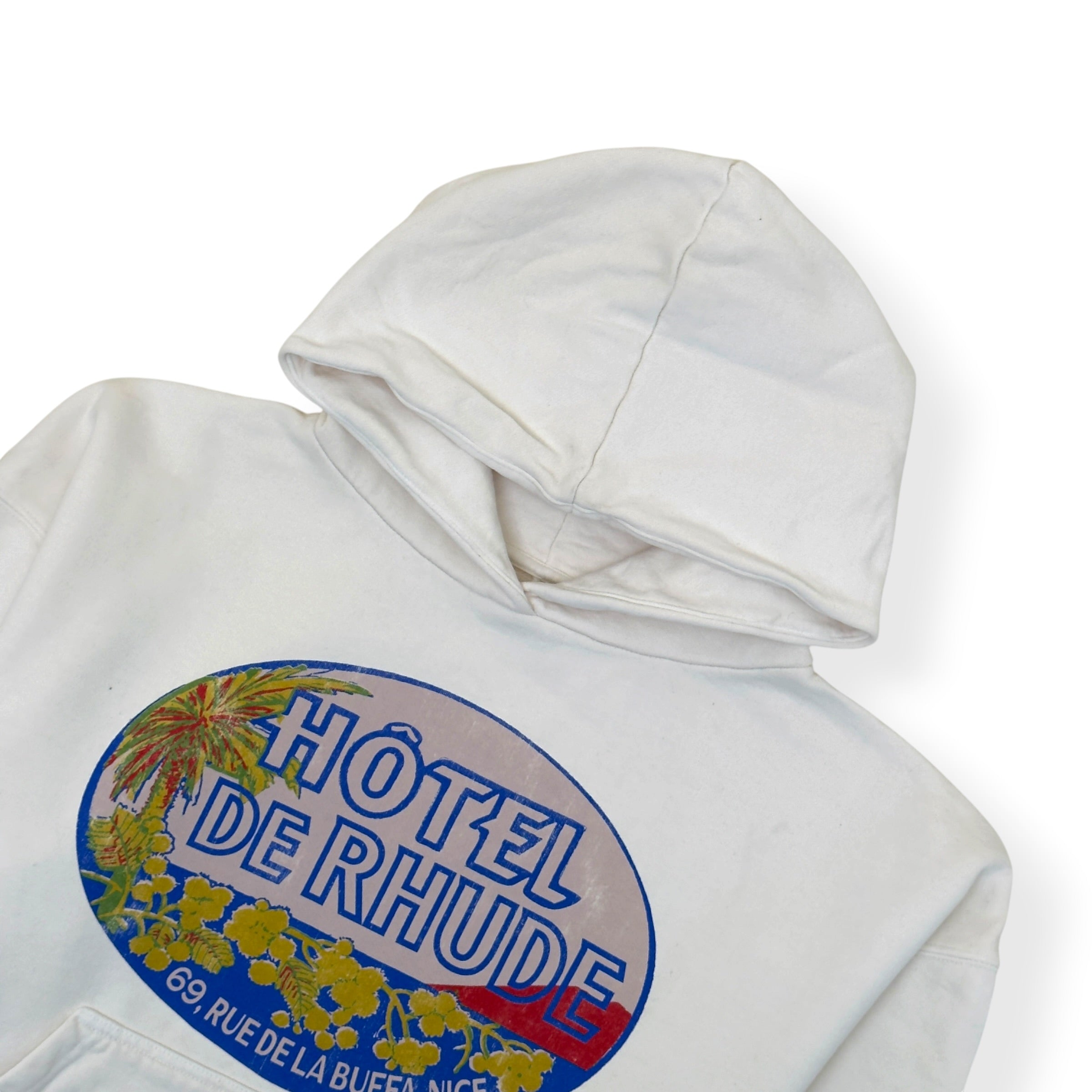RHUDE HOTEL DE RHUDE HOODIE ECRU XL