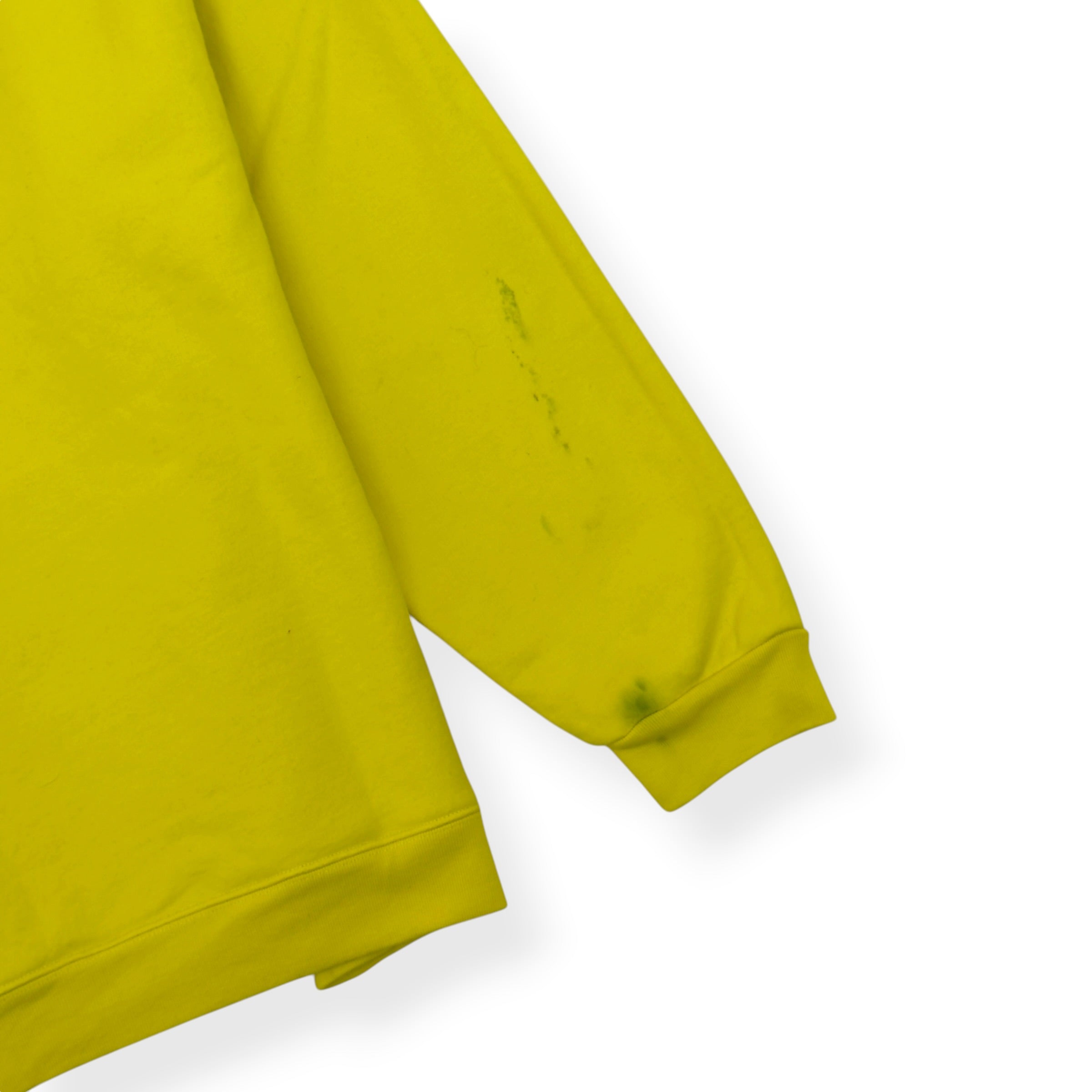 BALENCIAGA LOGO HOODIE YELLOW L
