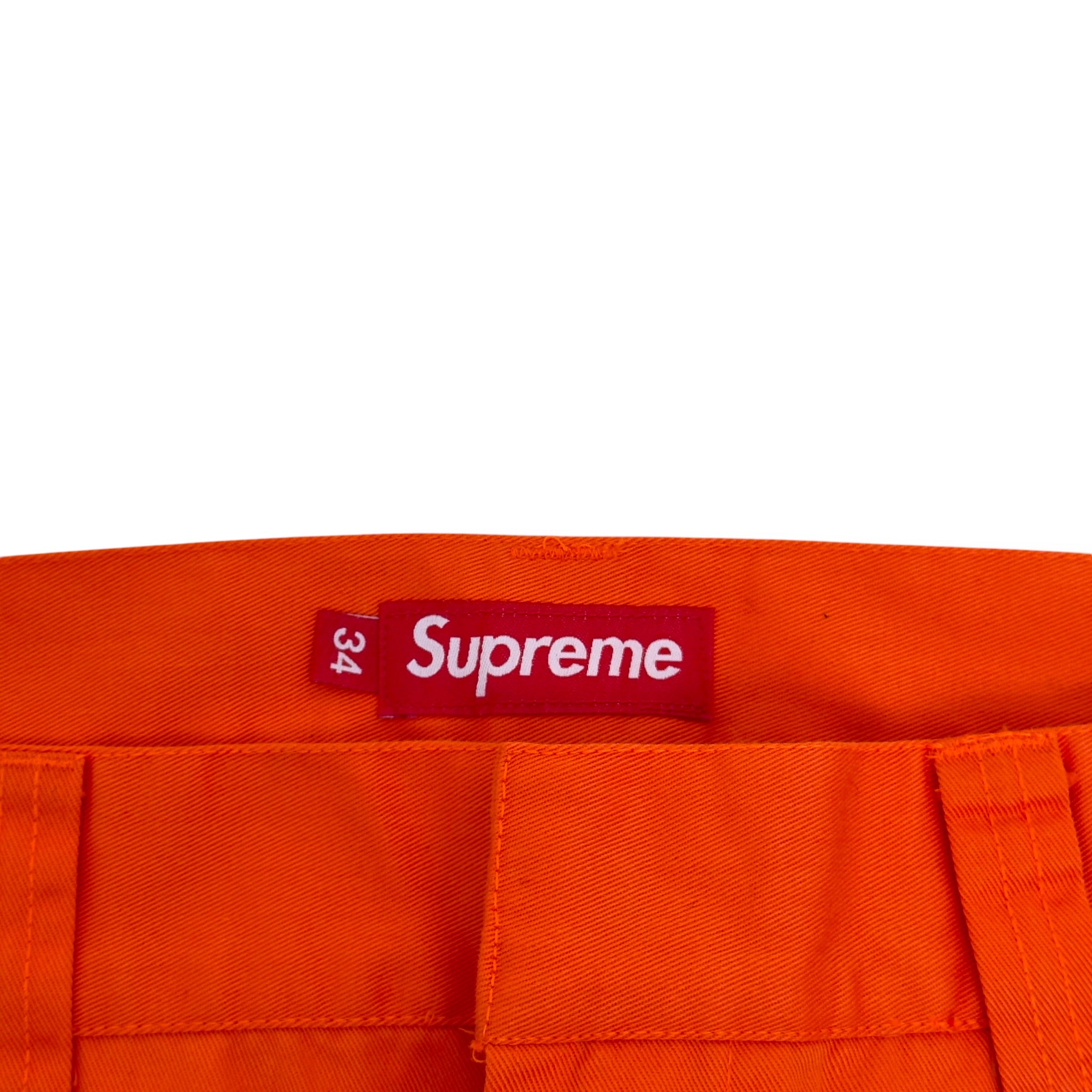 SUPREME X TOY MACHINE TROUSERS ORANGE 34 / L