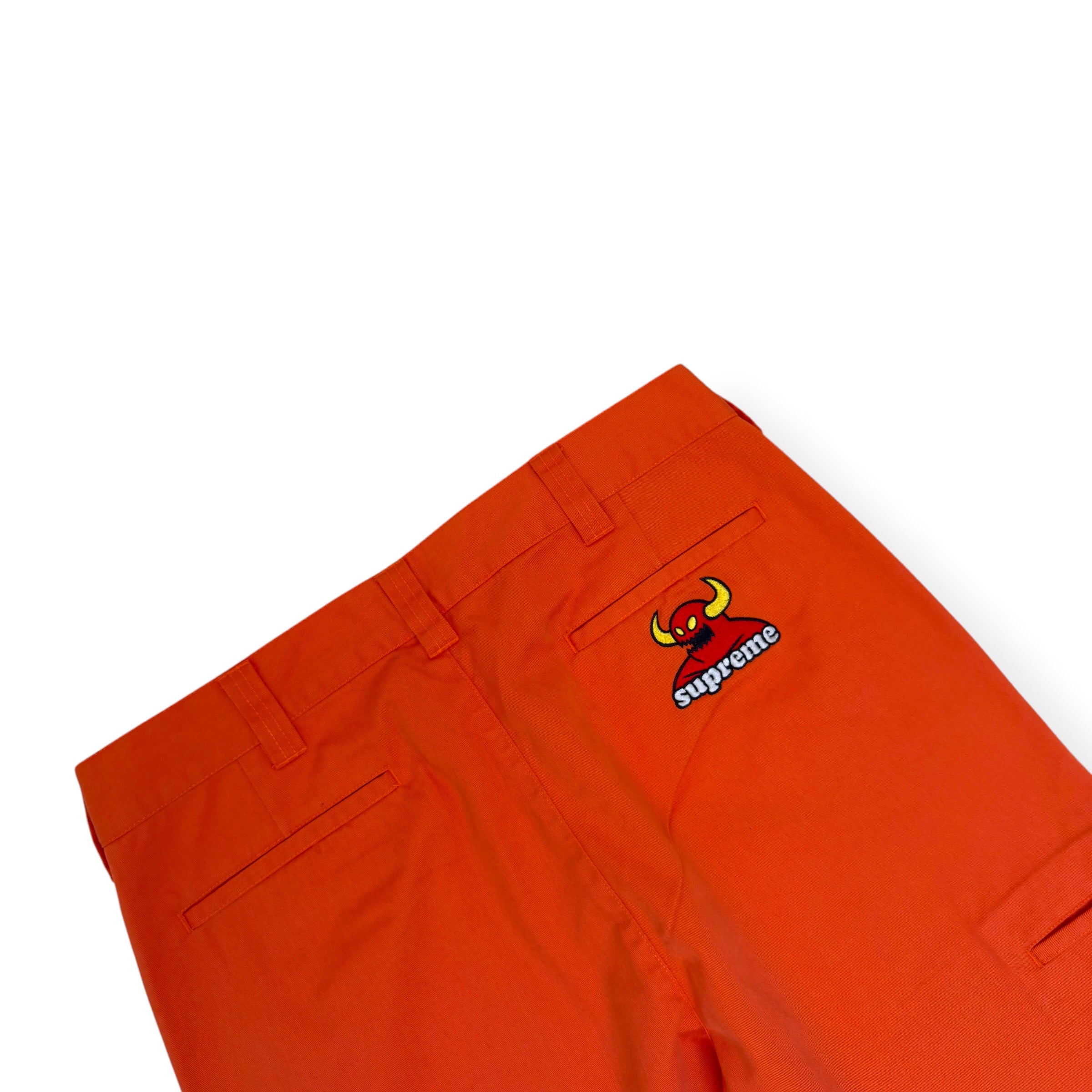 SUPREME X TOY MACHINE TROUSERS ORANGE 34 / L