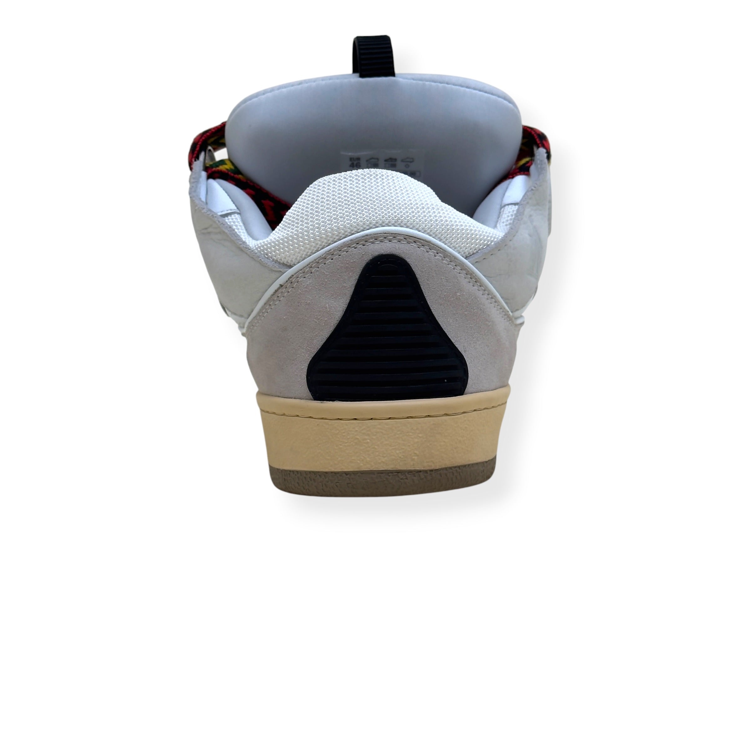 LANVIN CURB SNEAKER WHITE / MULTI 46 / UK11