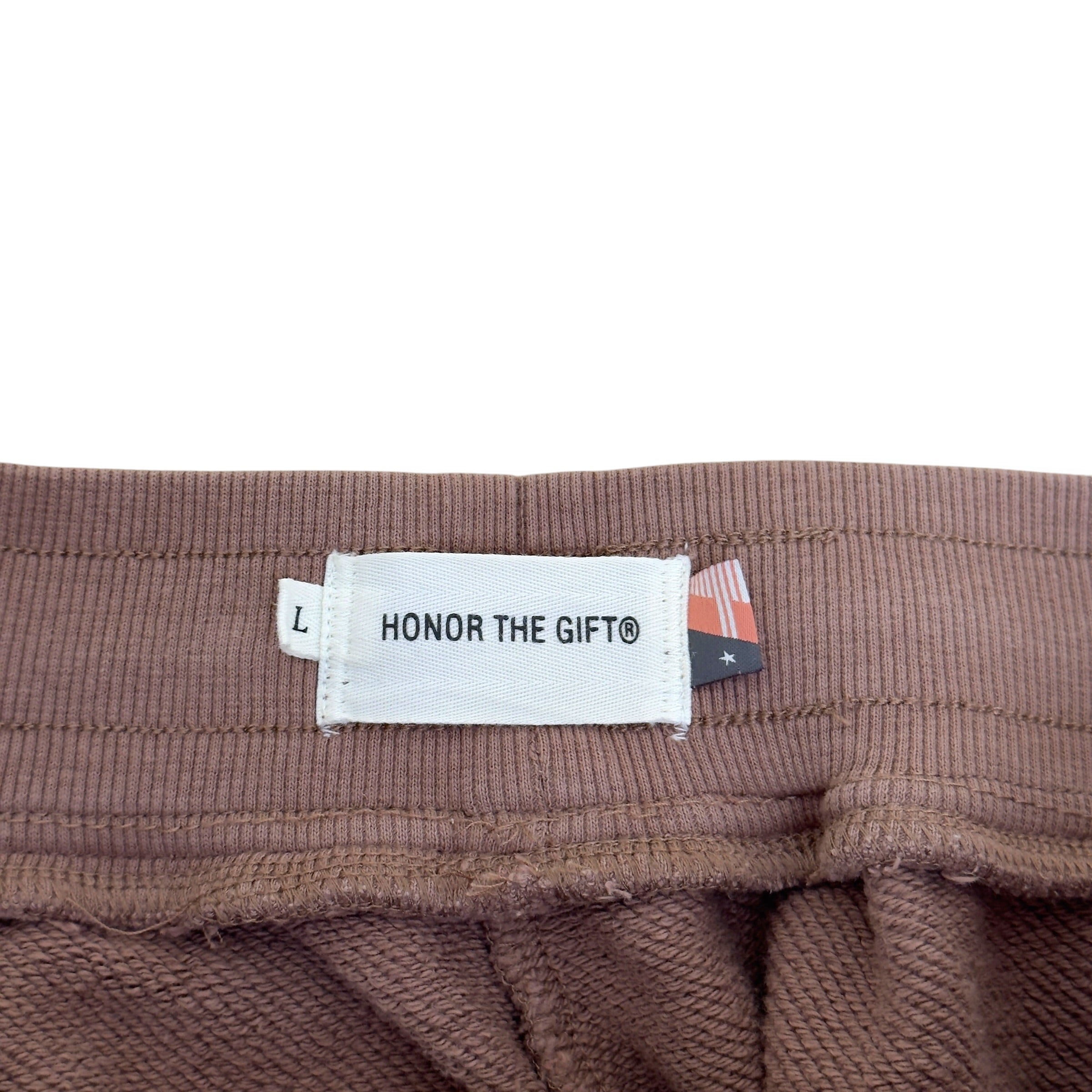 HONOR THE GIFT HTG LOGO SWEATPANTS BROWN L