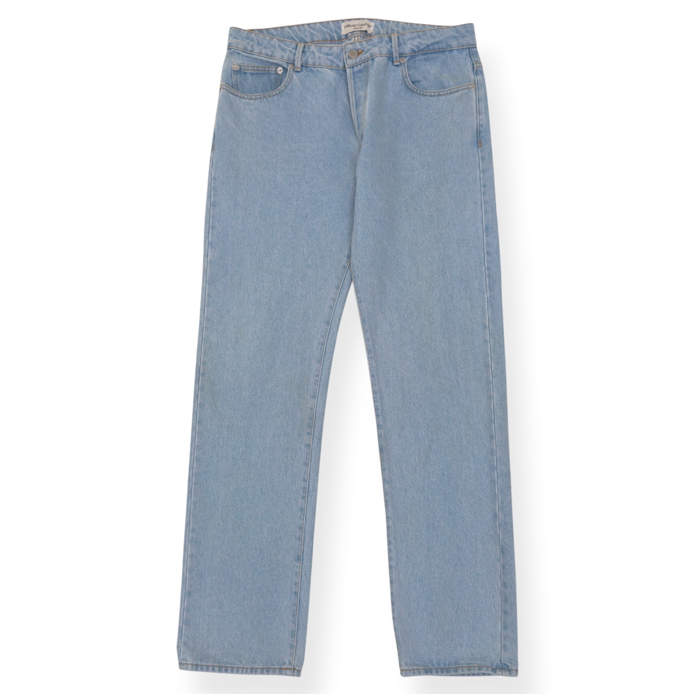 OFFICINE GÉNÉRALE JAM STRAIGHT LEG JEANS LIGHT BLUE 32 / S