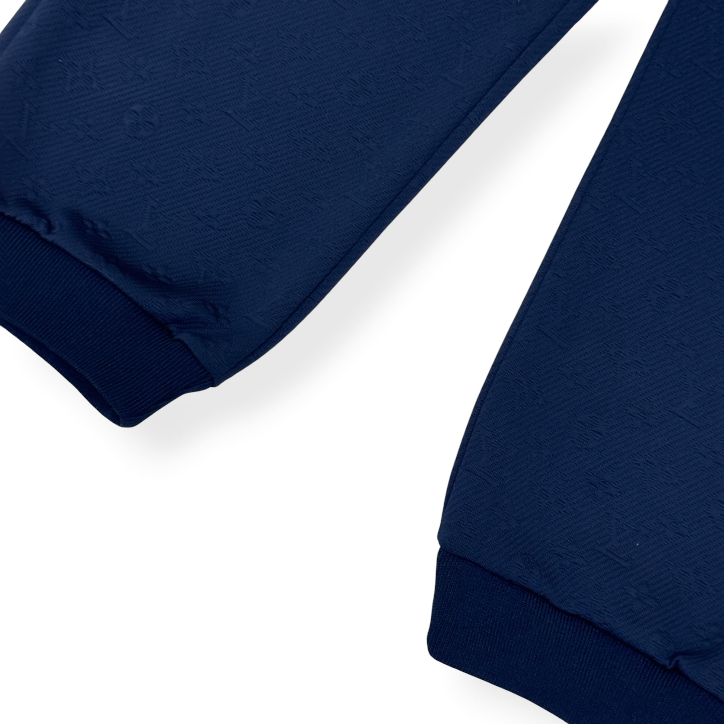 LOUIS VUITTON MONOGRAM JACQUARD JOGGERS NAVY XL