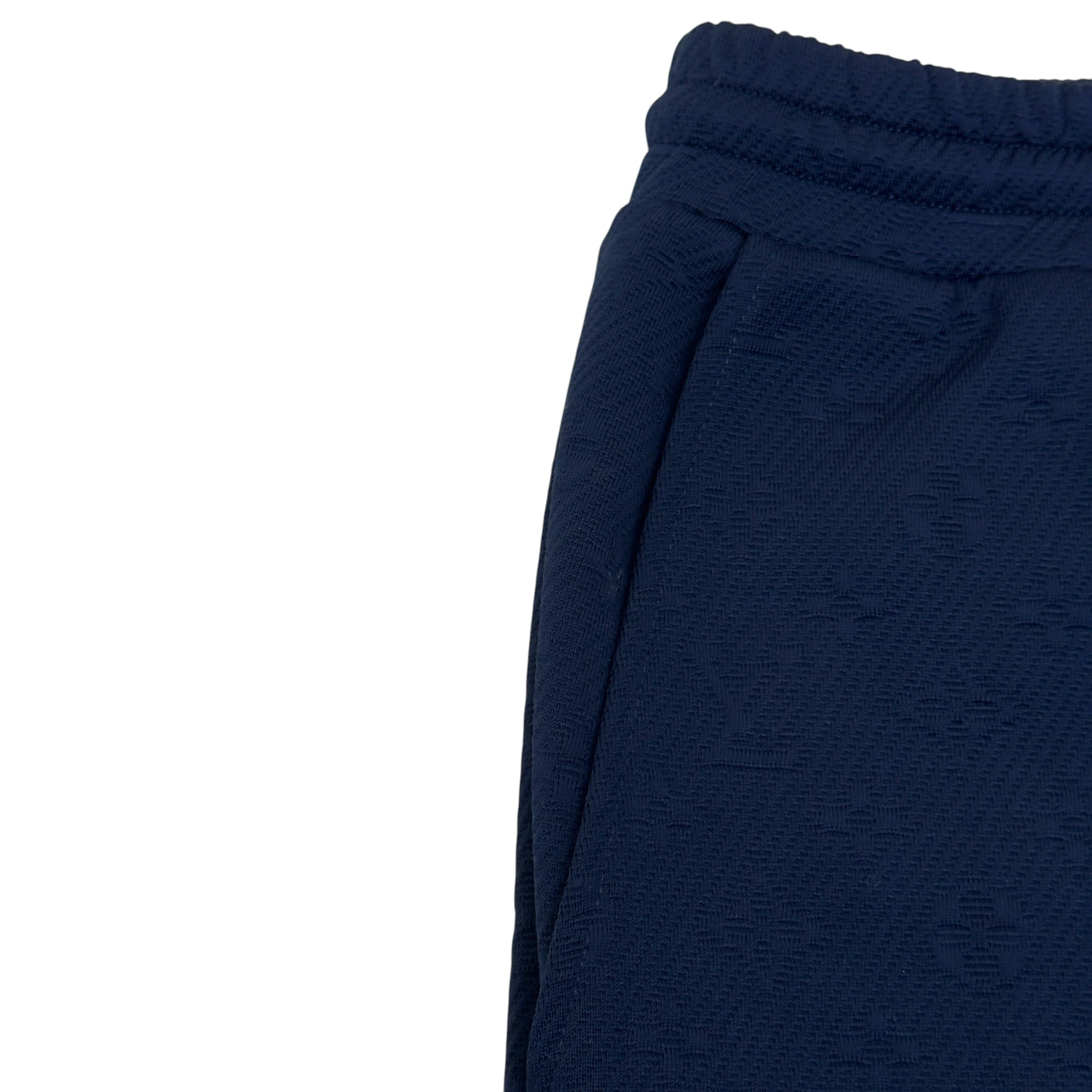 LOUIS VUITTON MONOGRAM JACQUARD JOGGERS NAVY XL