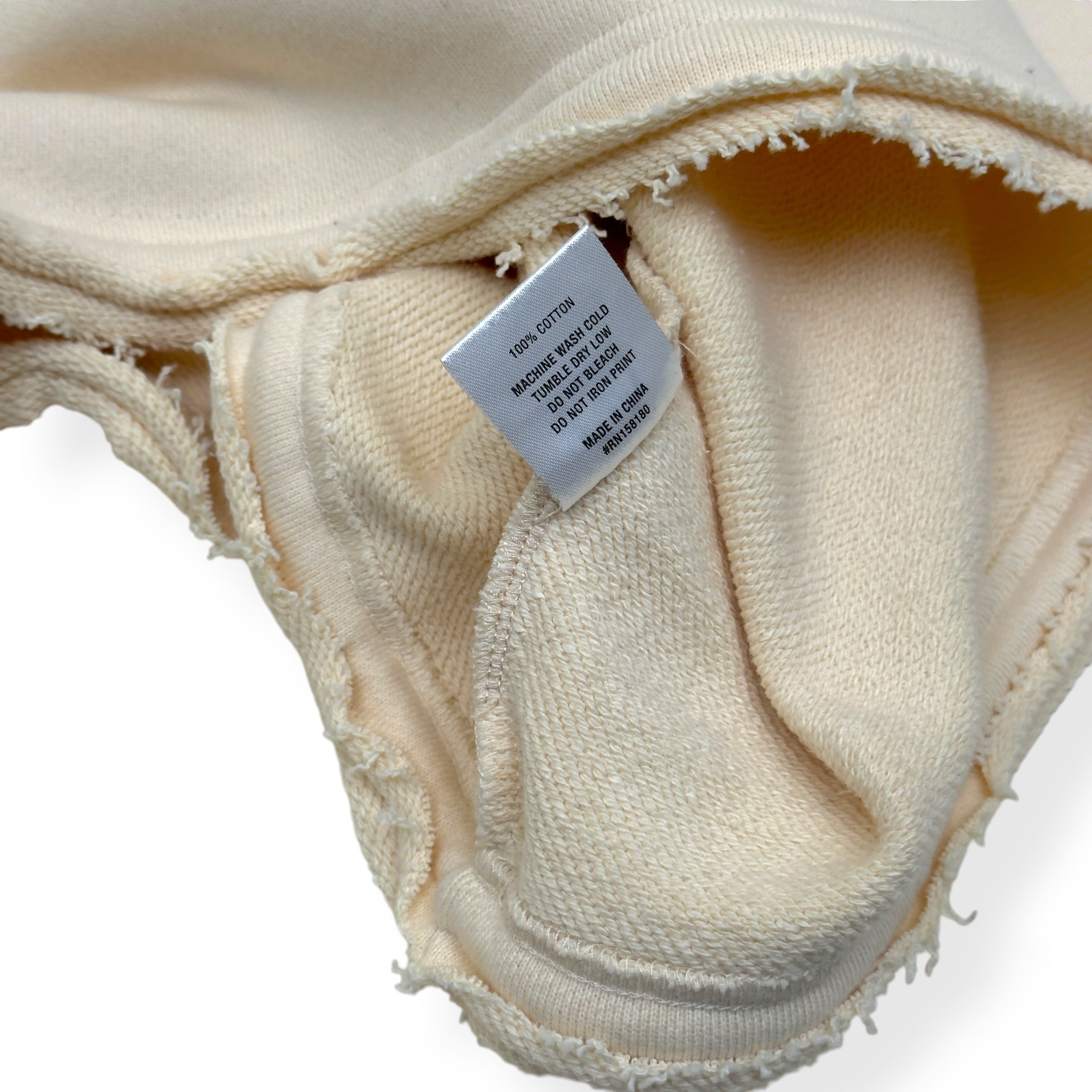 HONOR THE GIFT INNER CITY ZIP POCKET SWEATSHIRT CREAM L