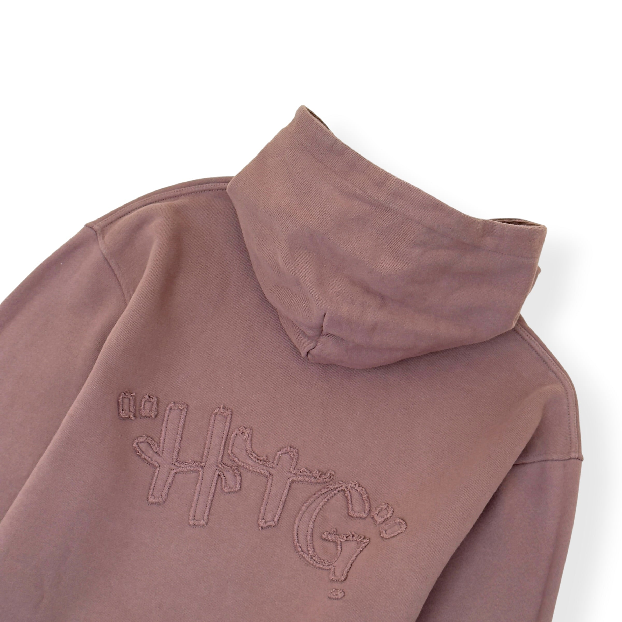 HONOR THE GIFT OVERSIZED GRAFFITI LOGO HOODIE BROWN M