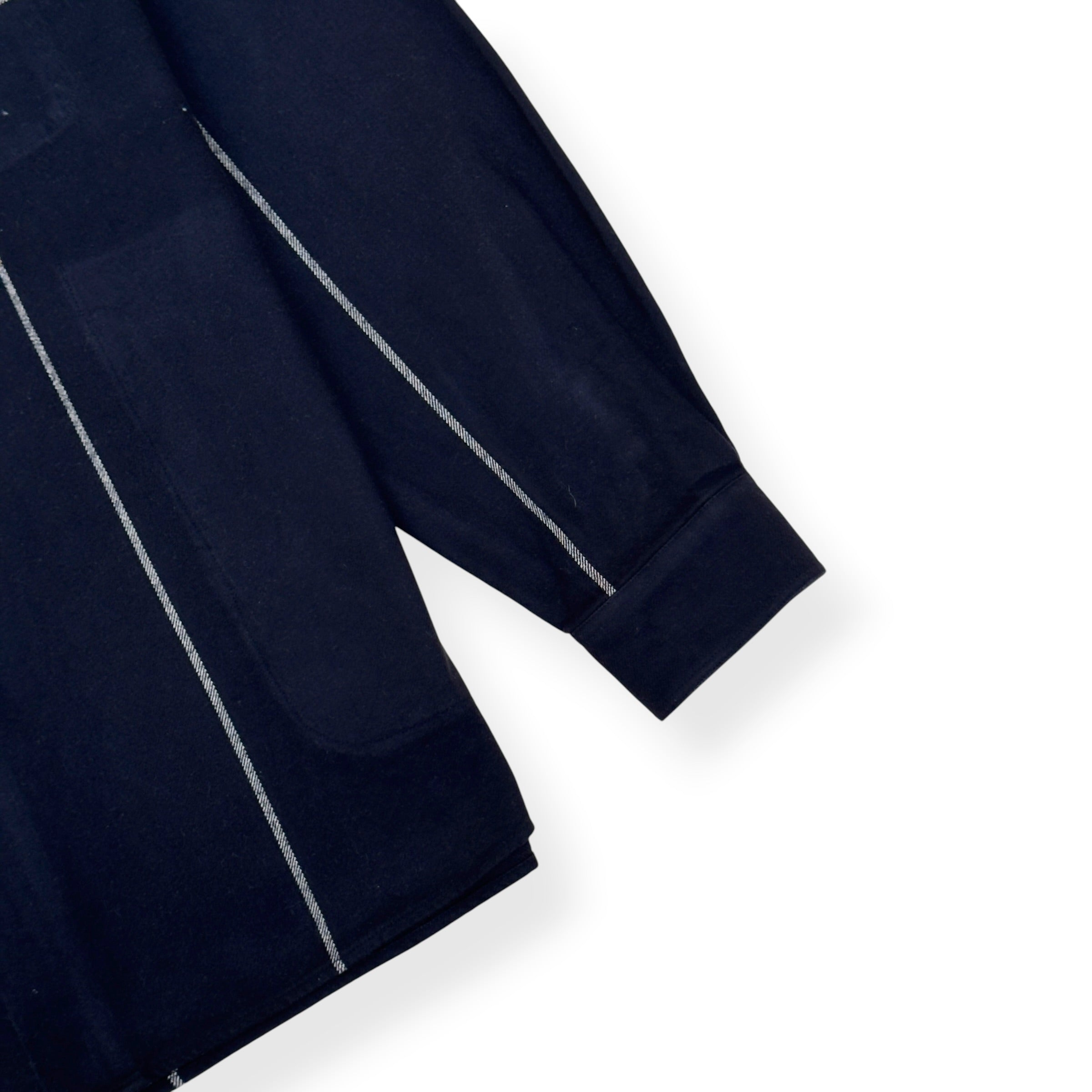 TOM WOOD STUDIO CHECK SHIRT BLACK L